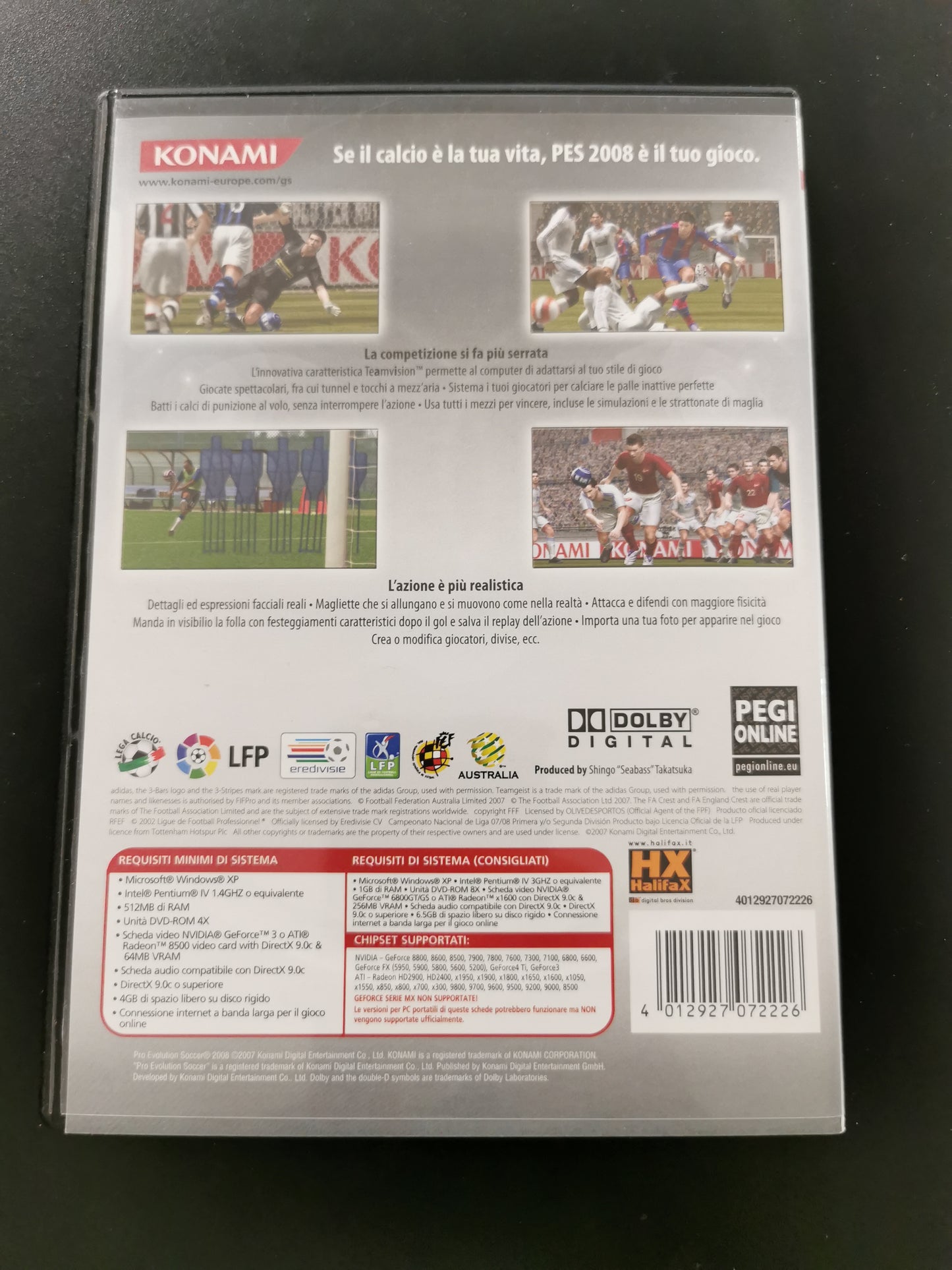 PES 2008: Pro Evolution Soccer (PC)