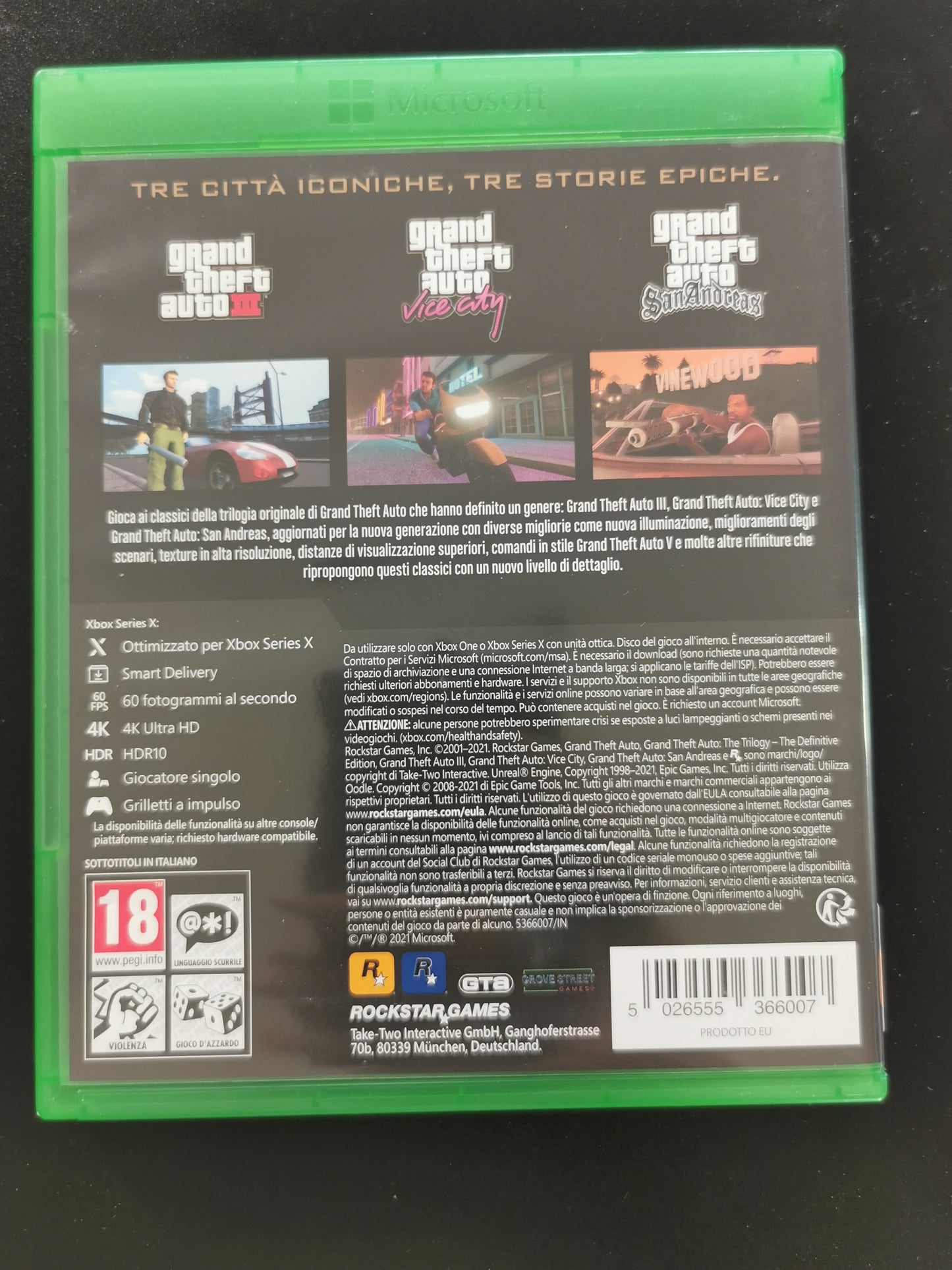 Grand Theft Auto: The Trilogy – The Definitive Edition (Xbox One)
