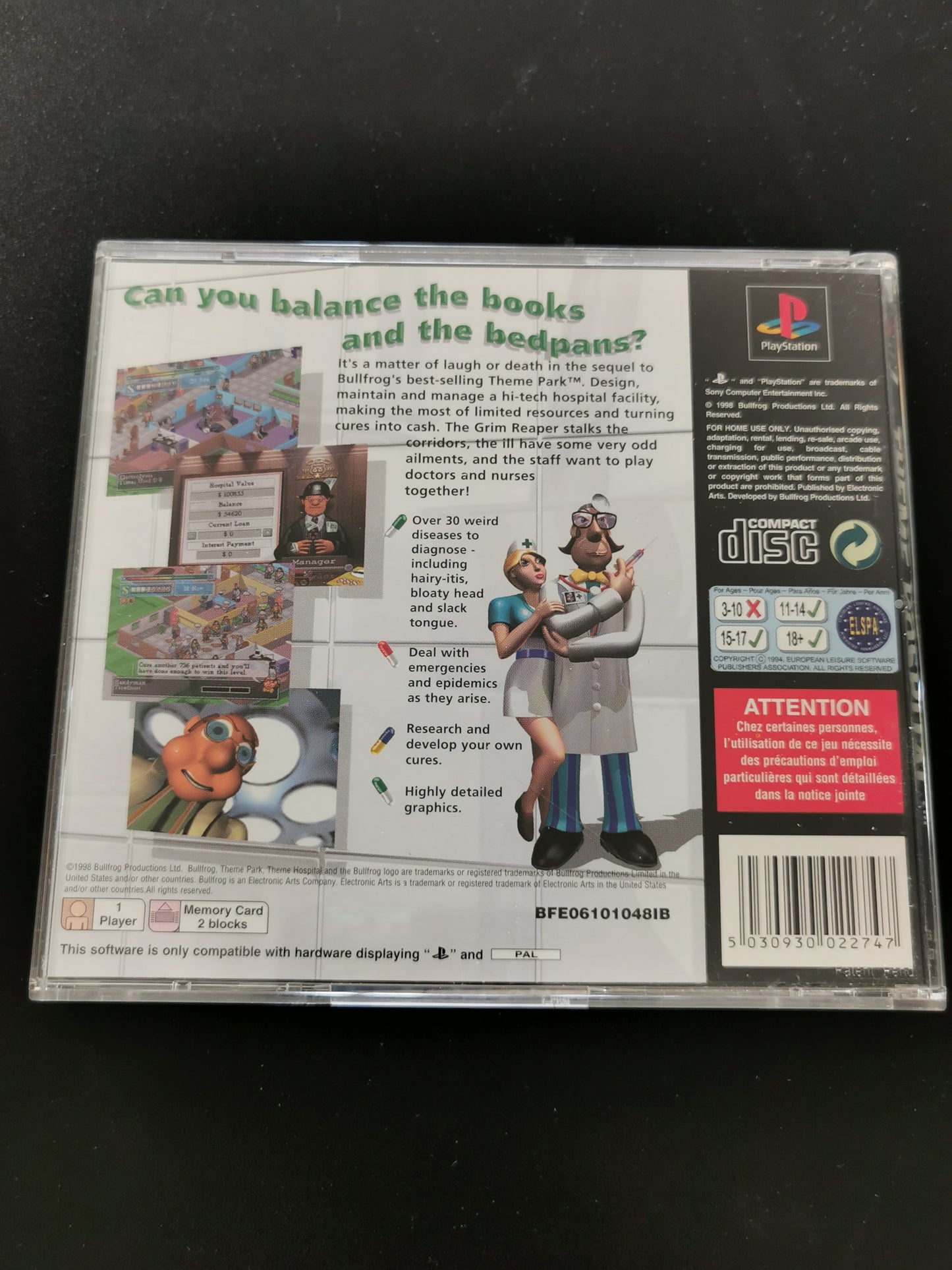 Theme Hospital (PS1)