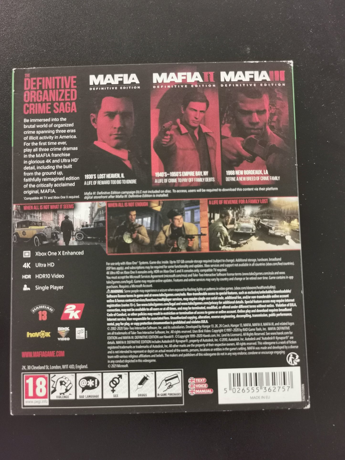 Mafia Trilogy (Xbox One)
