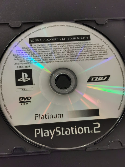 WWE SmackDown! Shut Your Mouth (PS2) - Platinum - Loose