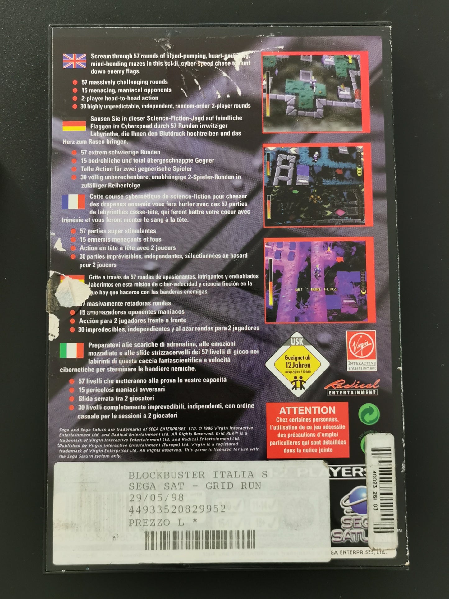Grid Run (Sega Saturn)