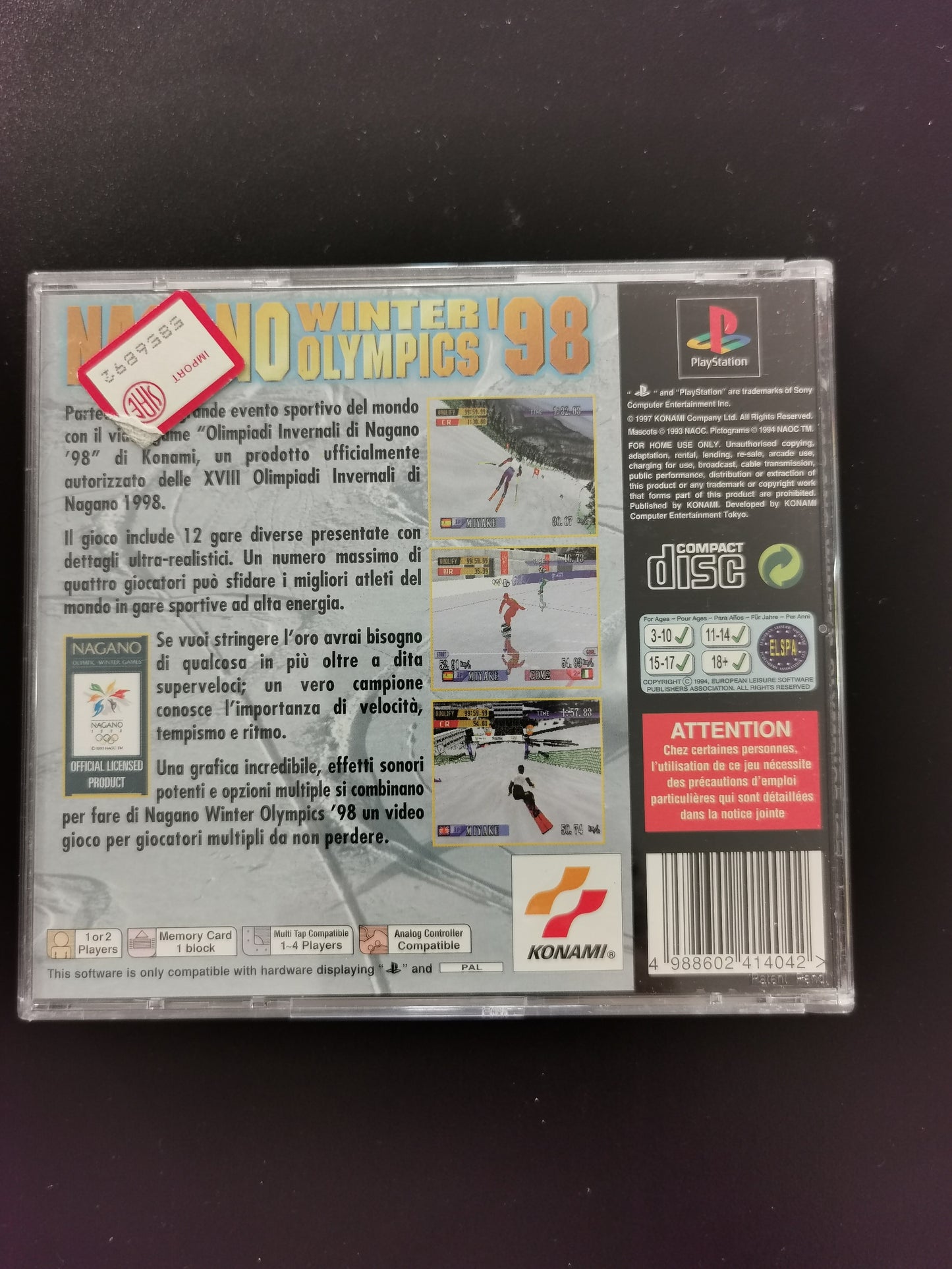 Nagano Winter Olympics ’98 (PS1)