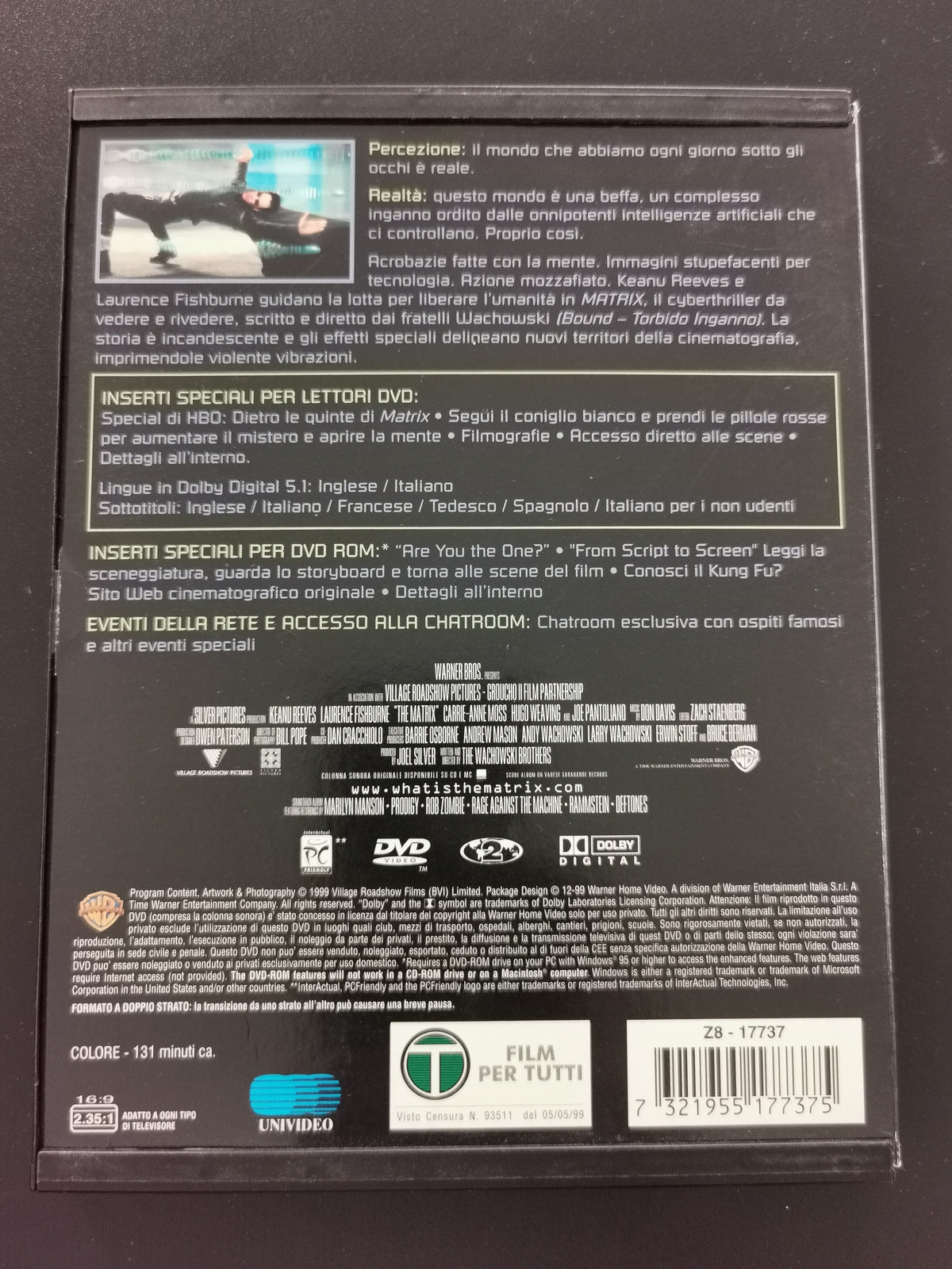 Matrix (DVD) - Ed. cartonata