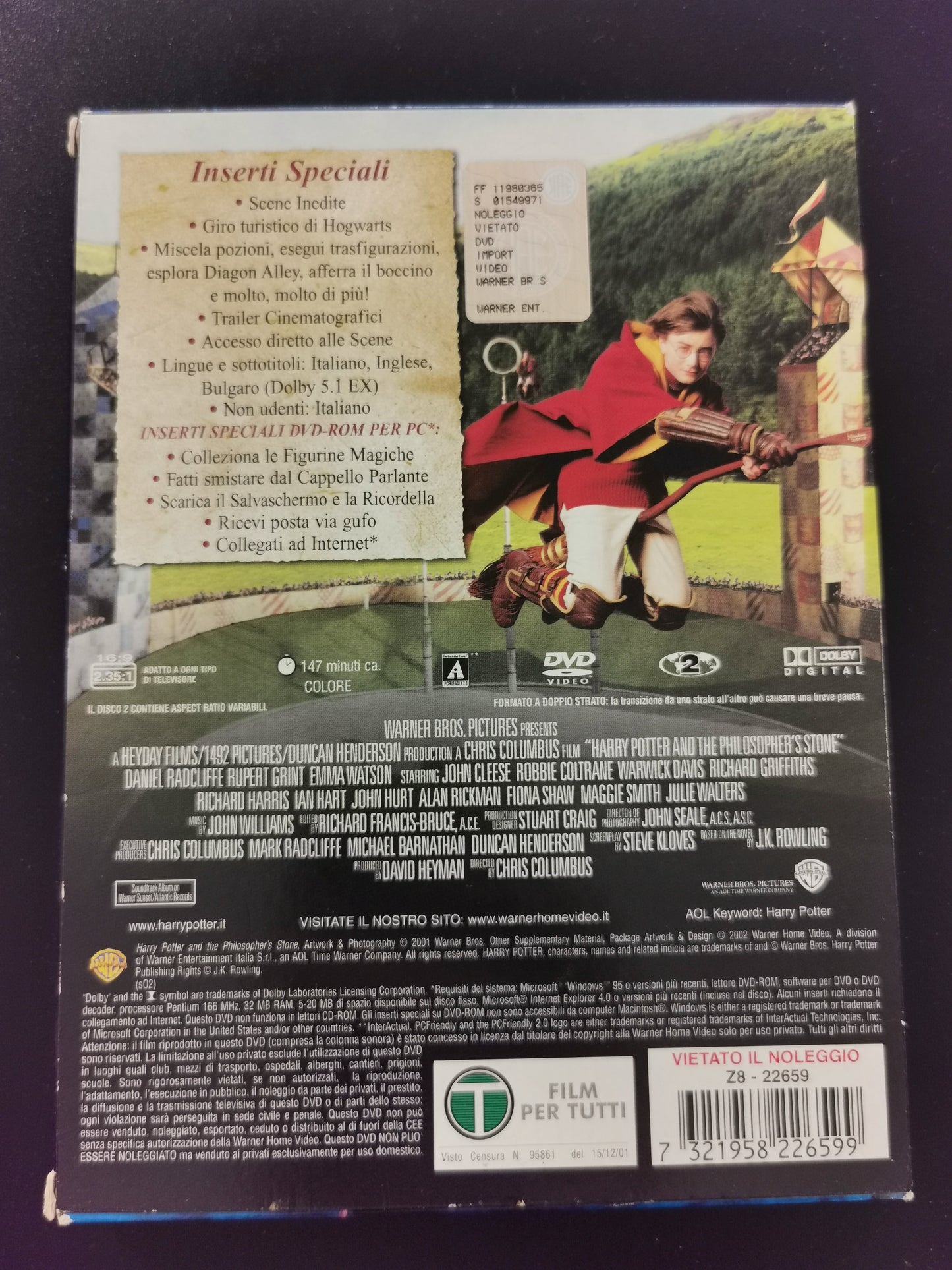 Harry Potter e la Pietra Filosofale – Special Edition 2 DVD (DVD)
