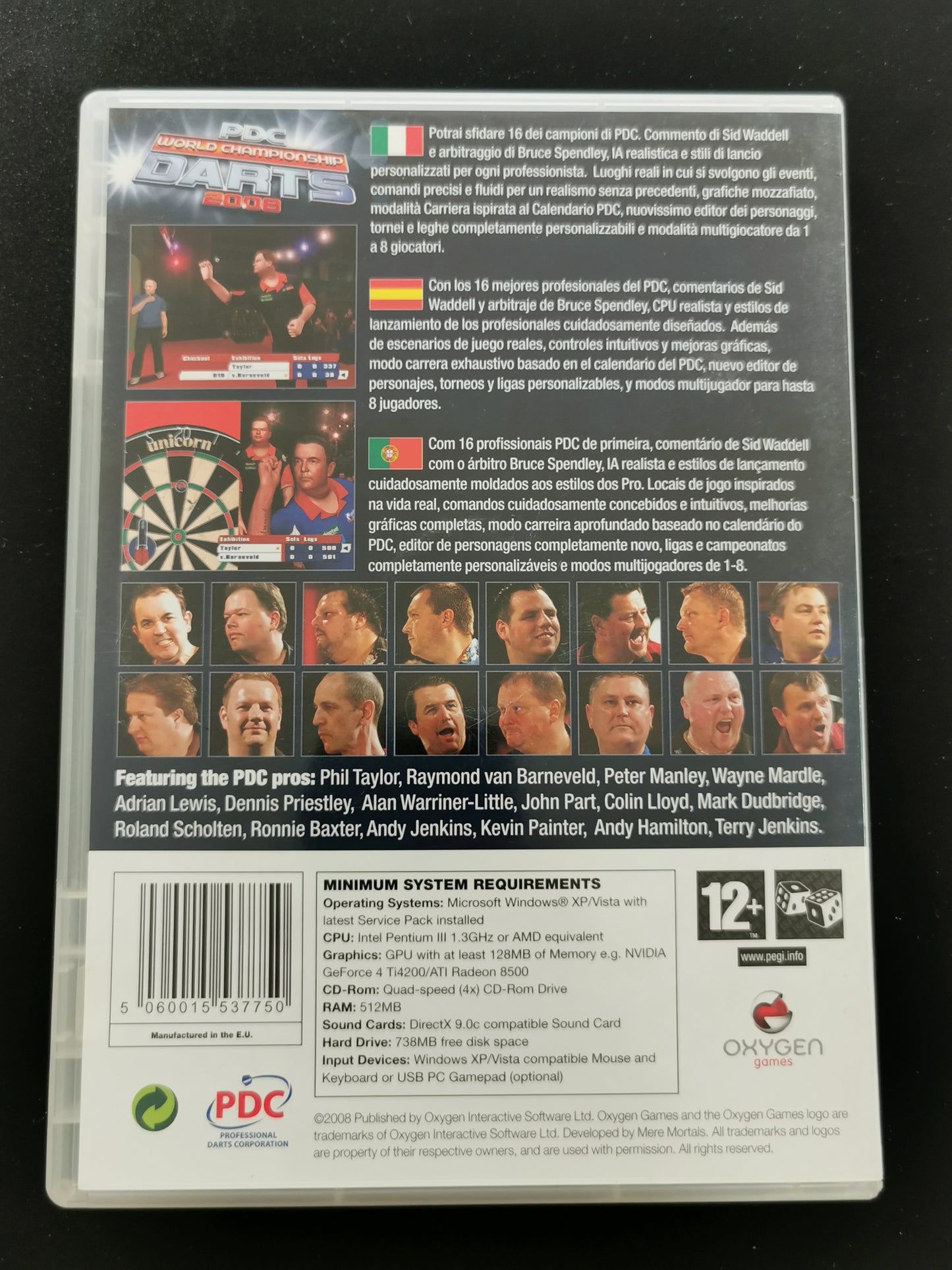PDC World Championship Darts 2008 (PC)