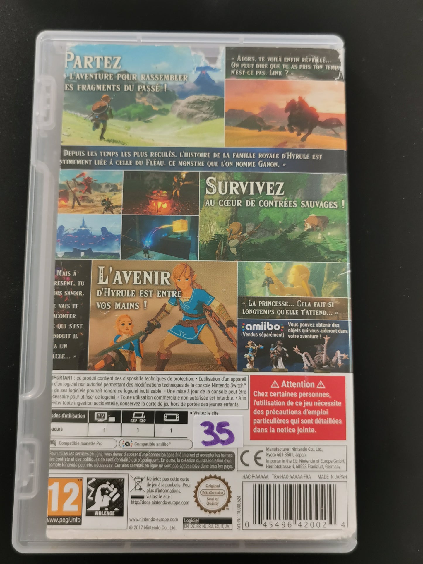 The Legend of Zelda: Breath of the Wild (Switch) *Difetti cover
