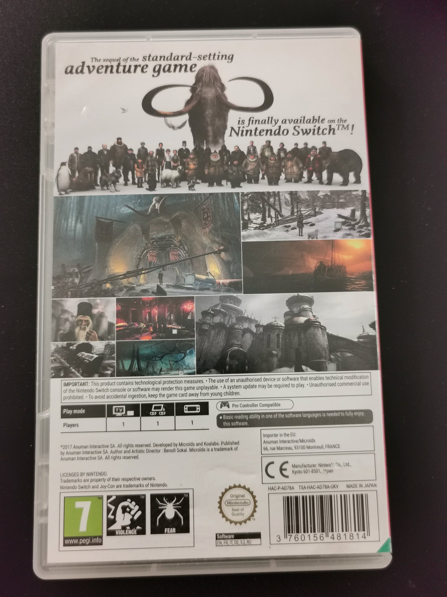 Syberia 2 (Switch)