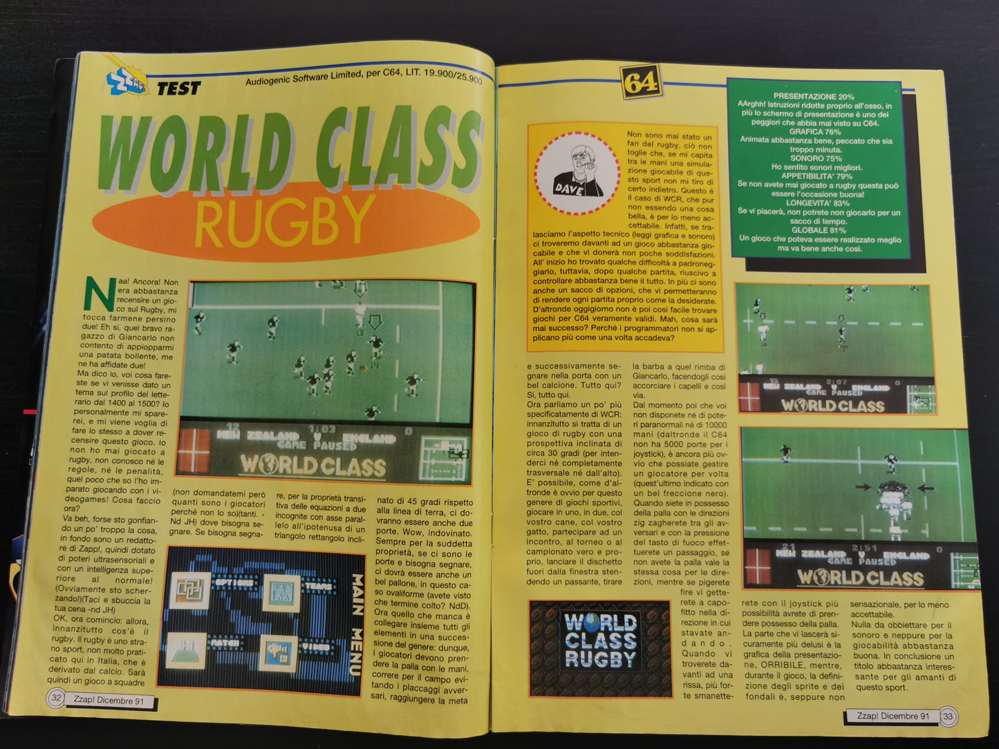 Zzap! n. 62 – Dicembre 1991
