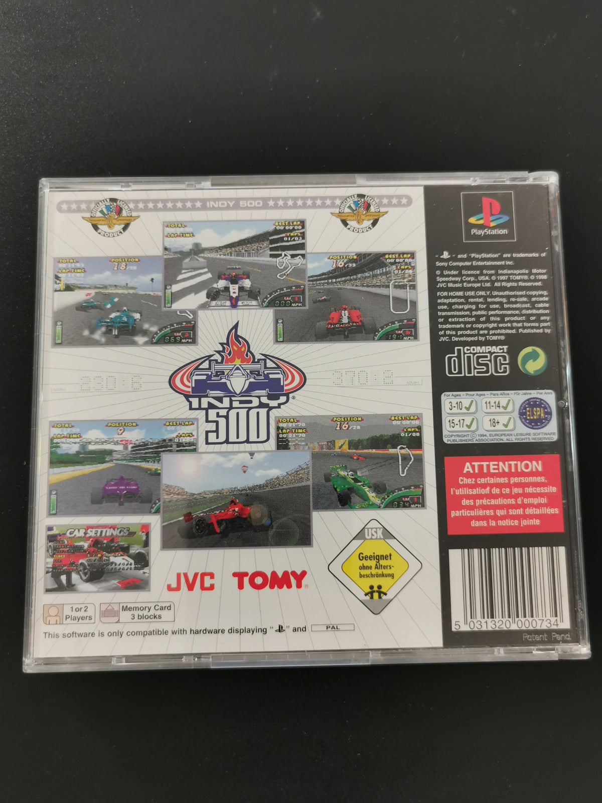 Indy 500 (PS1)