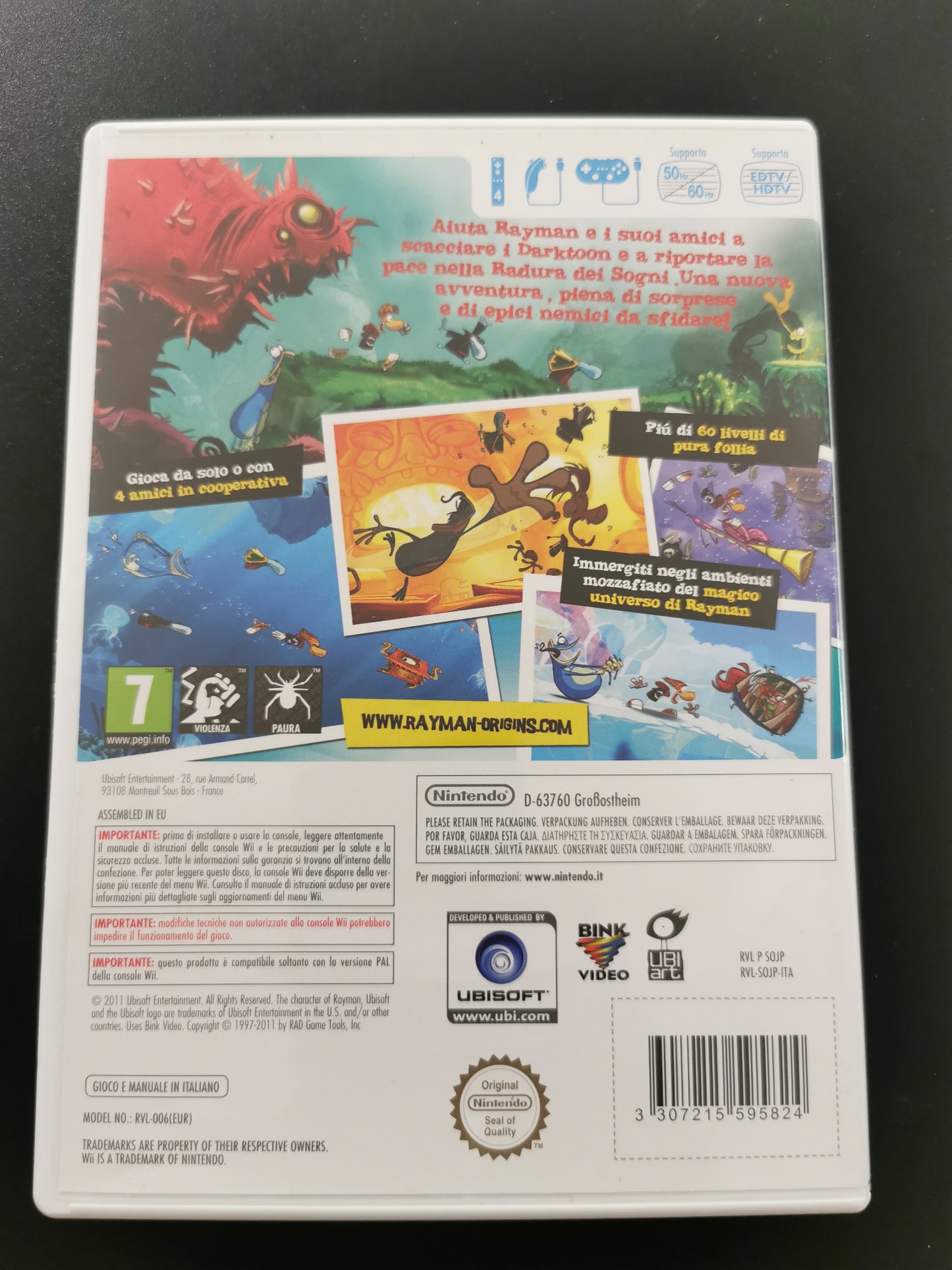 Rayman Origins (Wii)