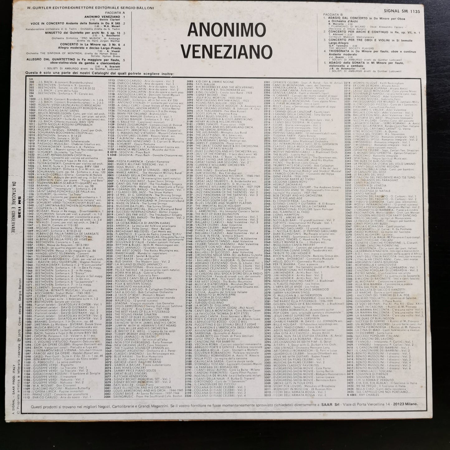Anonimo Veneziano (LP)
