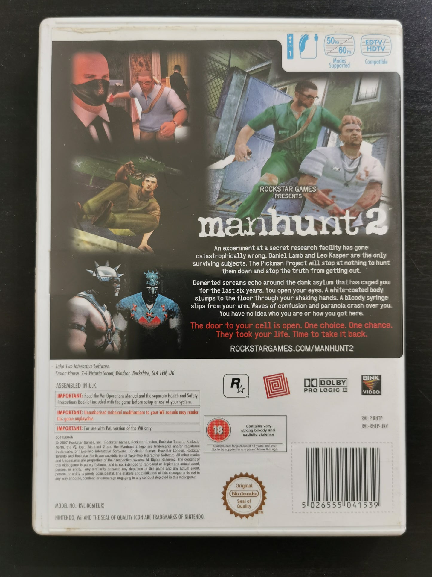 Manhunt 2 (Wii) – Senza manuale