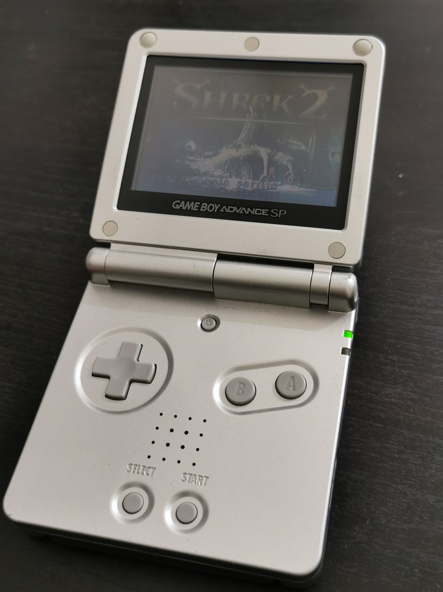 Nintendo Game Boy Advance SP Silver AGS-001 JAP + Caricatore originale