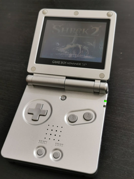 Nintendo Game Boy Advance SP Silver AGS-001 JAP + Caricatore originale