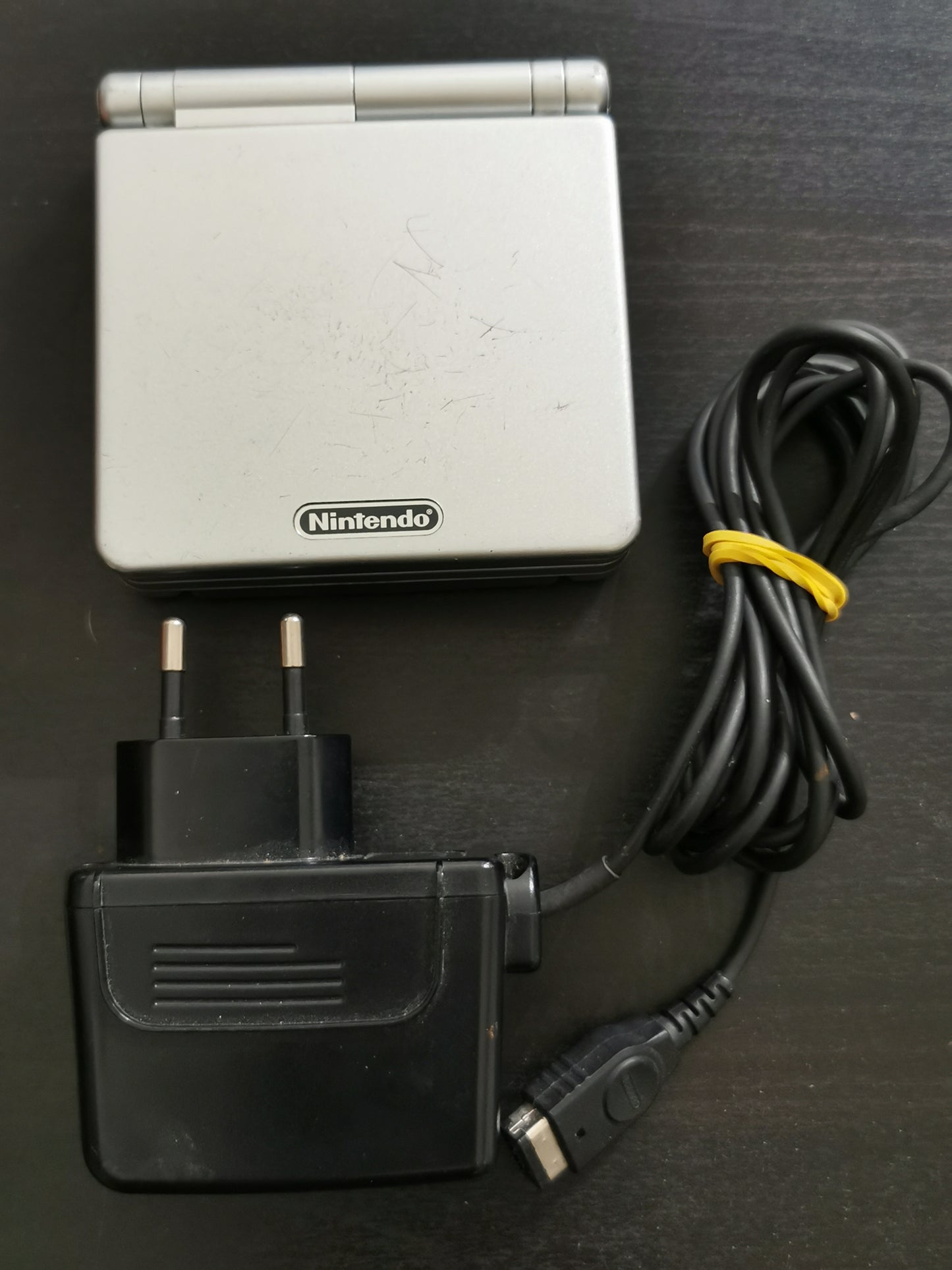 Nintendo Game Boy Advance SP Silver AGS-001 JAP + Caricatore originale