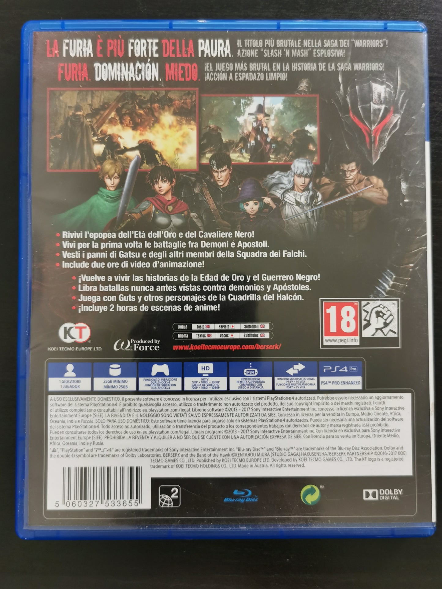 Berserk and the Band of the Hawk (PS4)