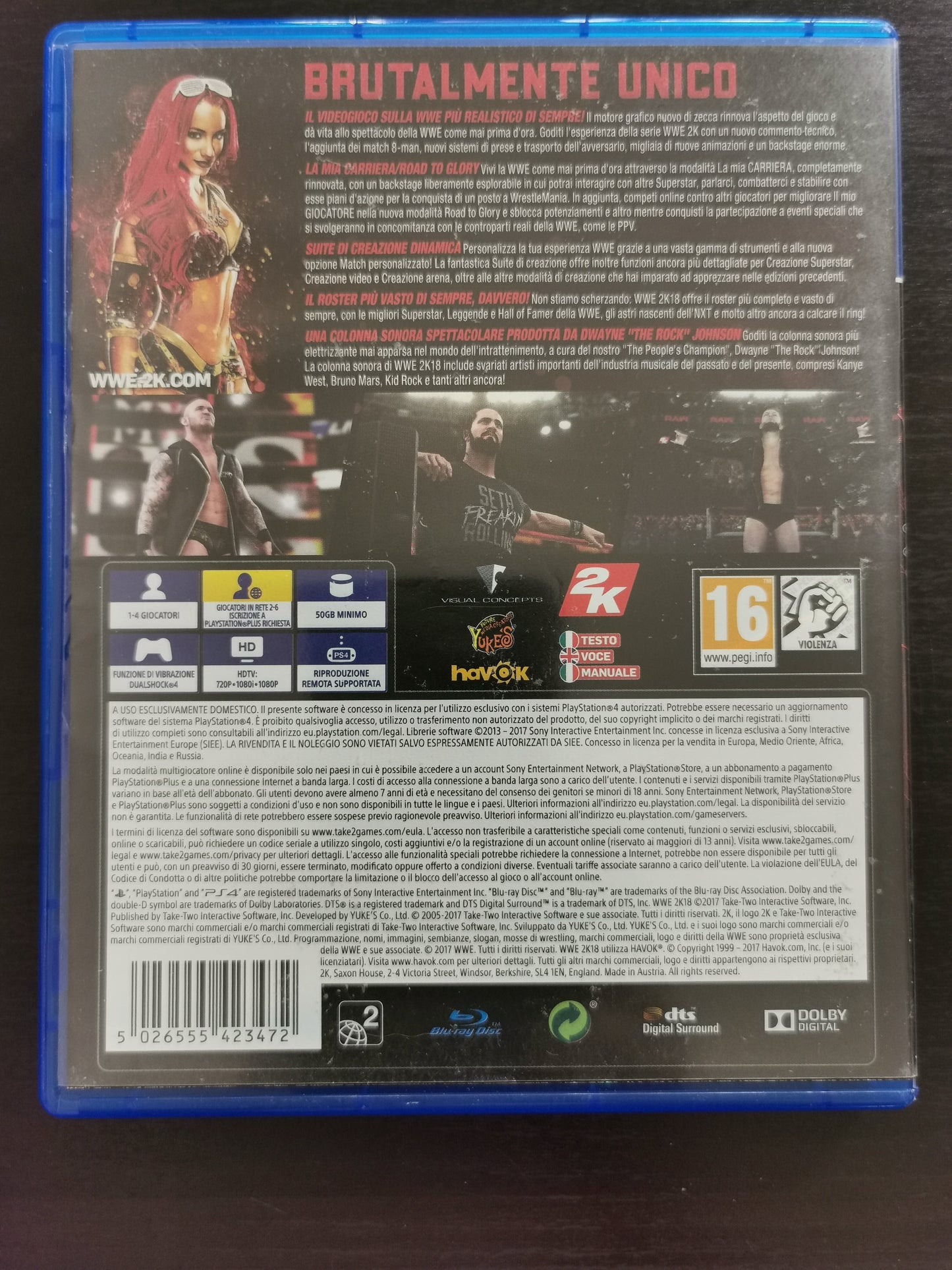 WWE 2K18 (PS4)