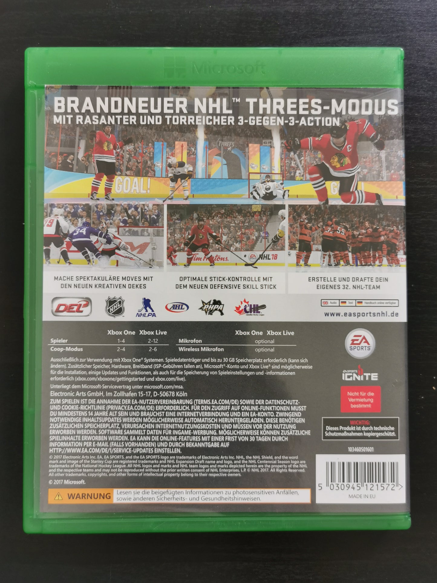 NHL 18 (Xbox One)