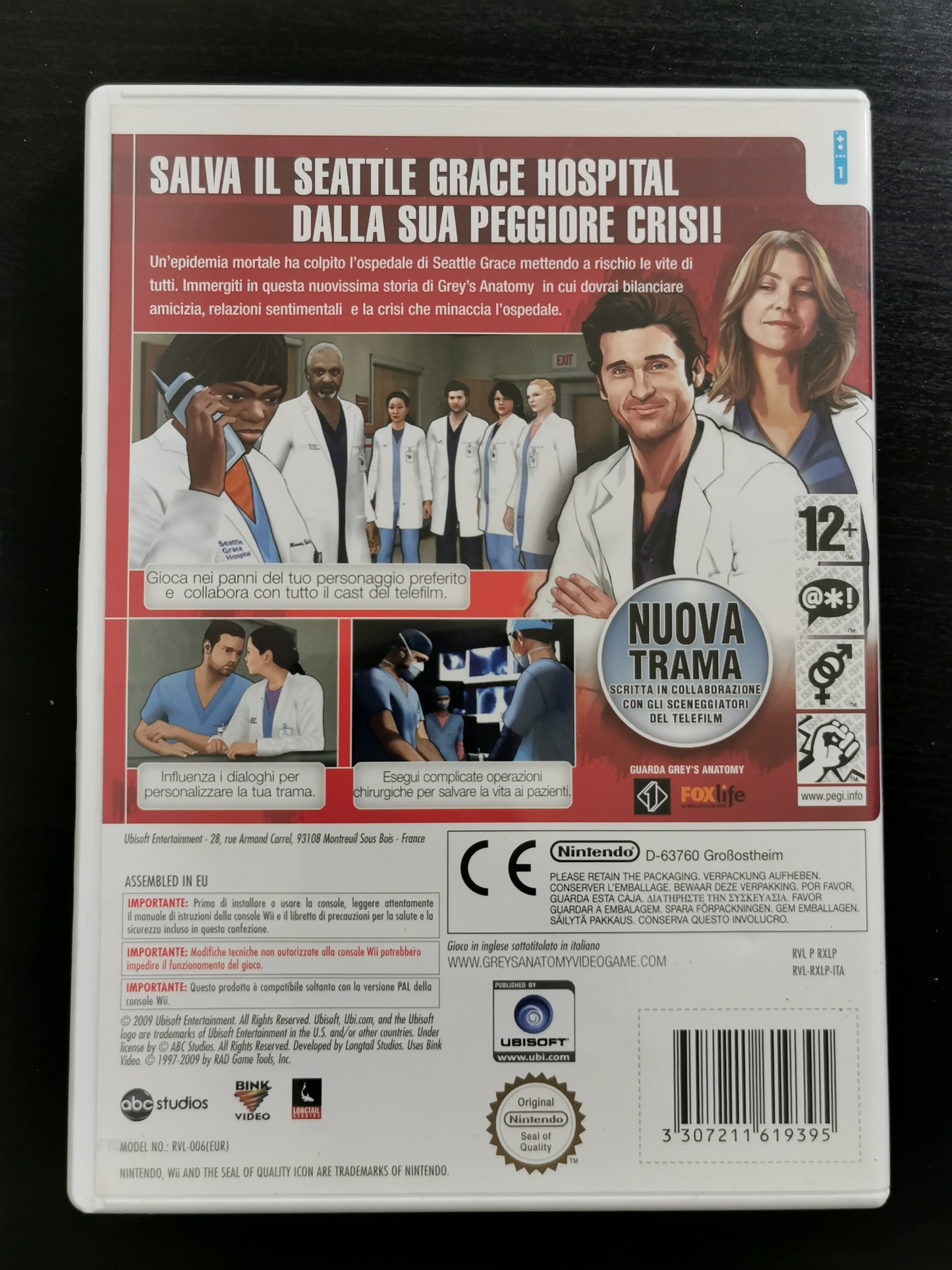 Grey’s Anatomy: The Video Game (Wii) – Senza manuale