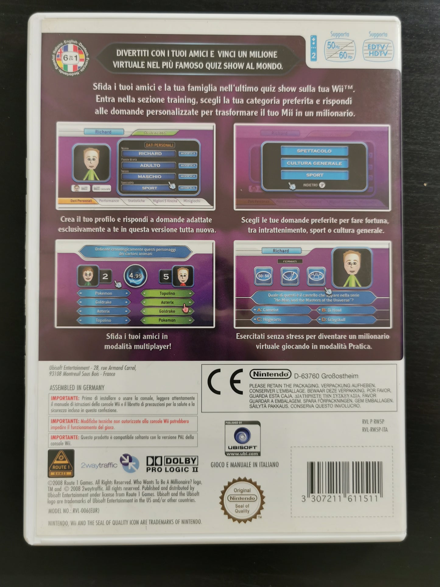 Chi Vuol Essere Milionario? – 2ª Edizione (Wii)