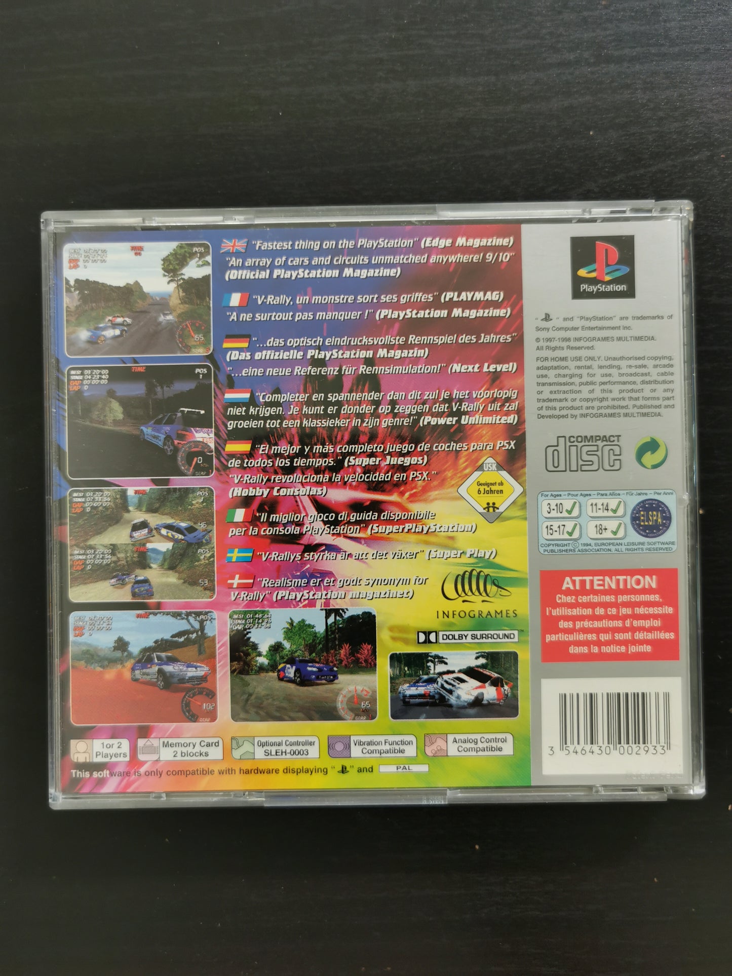 V-Rally: Championship Edition – Platinum (PS1)
