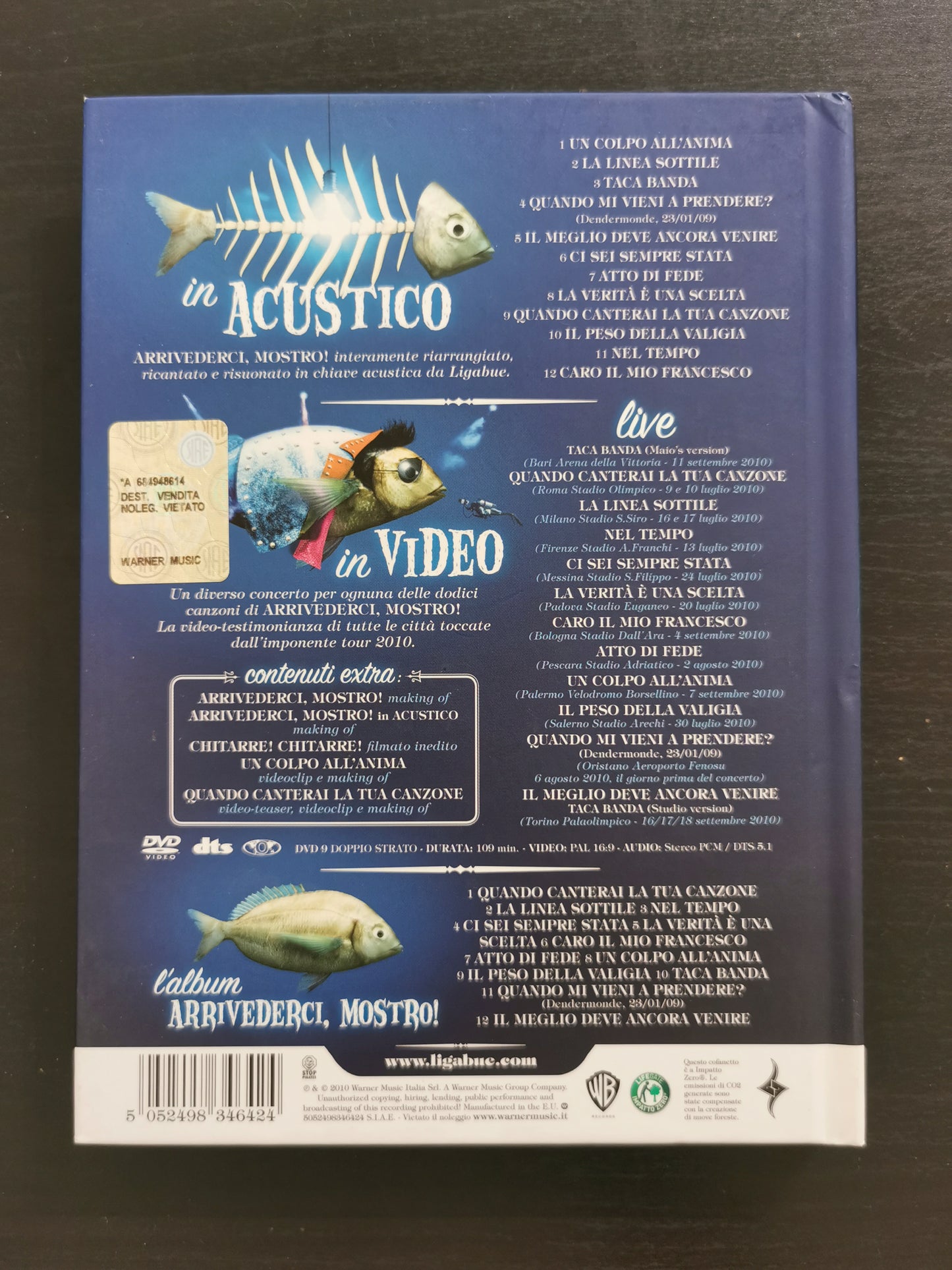 Ligabue – Arrivederci, Mostro! (Tutte le facce del mostro) (2 CD) + (DVD)