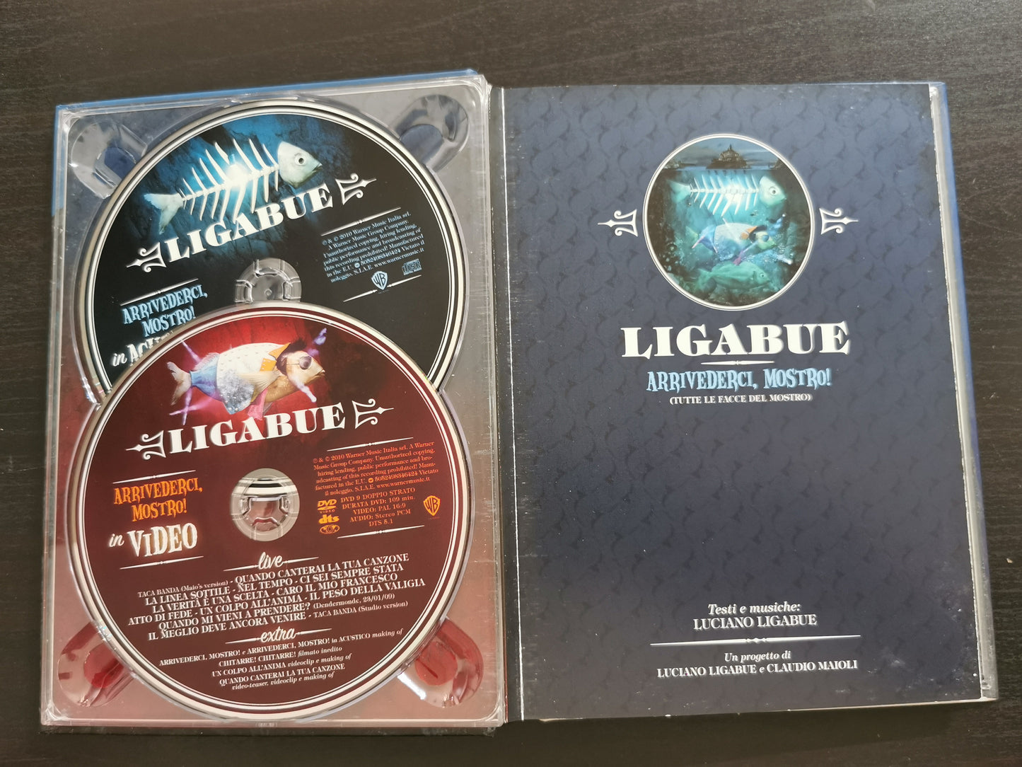 Ligabue – Arrivederci, Mostro! (Tutte le facce del mostro) (2 CD) + (DVD)