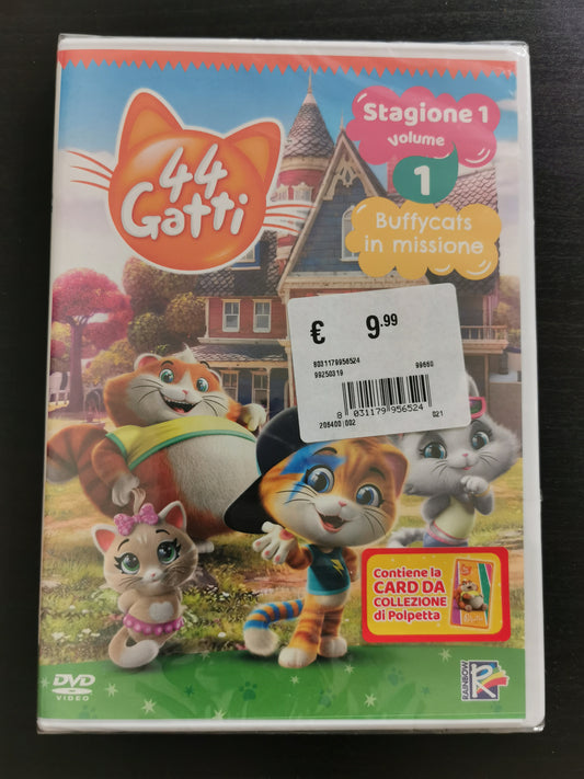 44 Gatti – Stagione 1 Volume 1: Buffycats in missione (DVD) *Nuovo