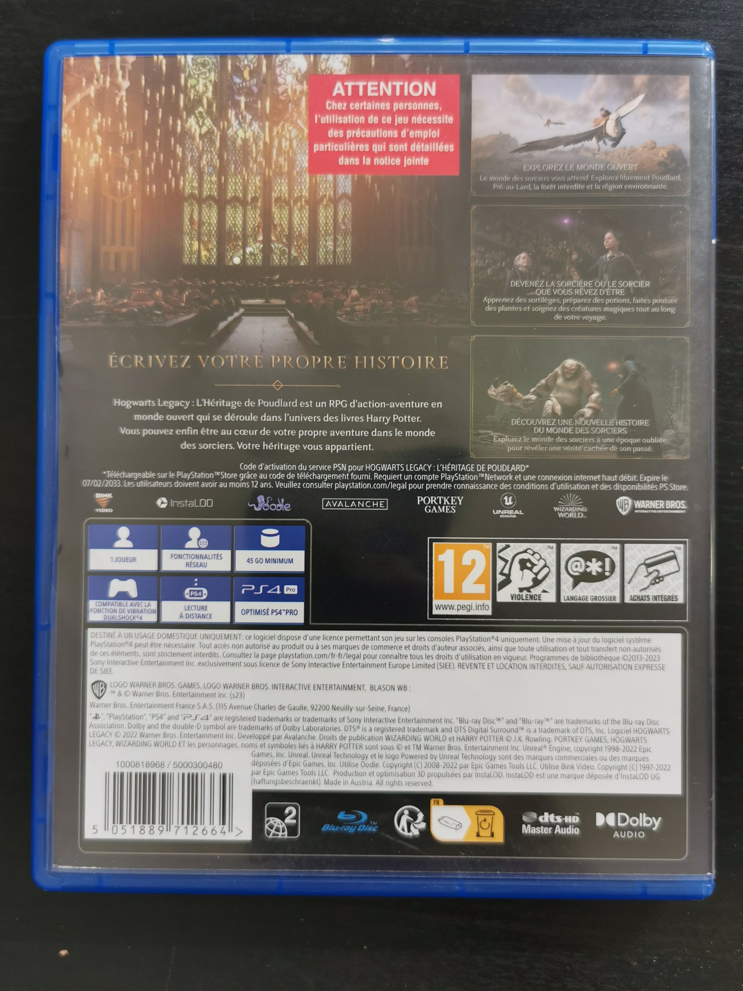 Hogwarts Legacy (PS4)