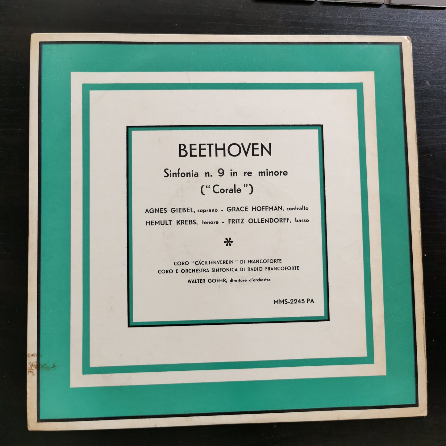Beethoven – Sinfonia n. 9 in re minore “Corale” (LP)