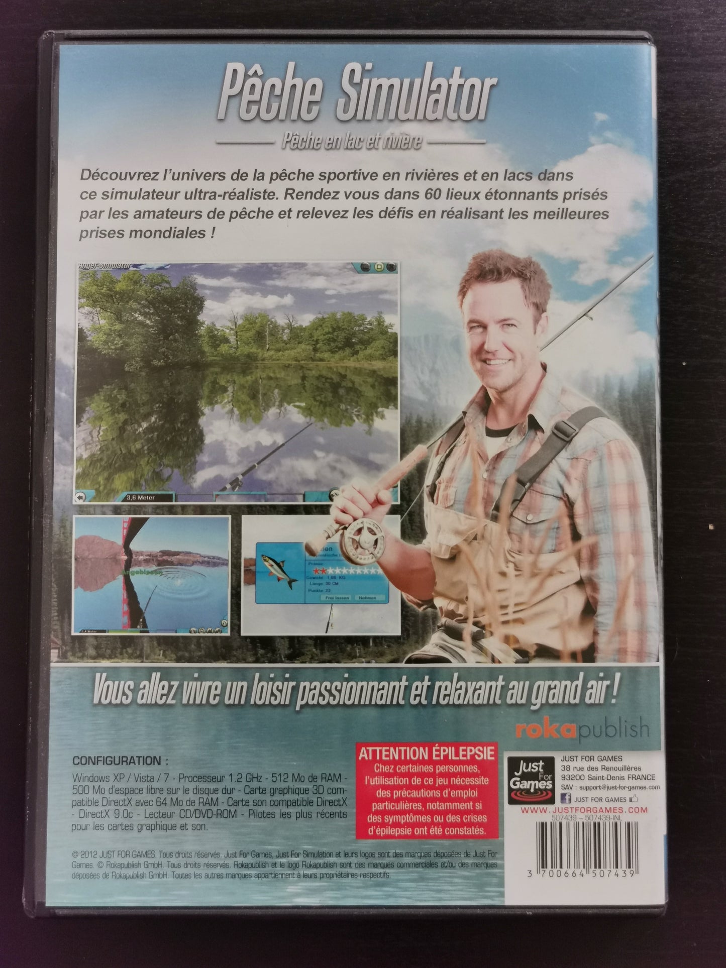 Pêche Simulator: Pêche en lac et rivière (PC)