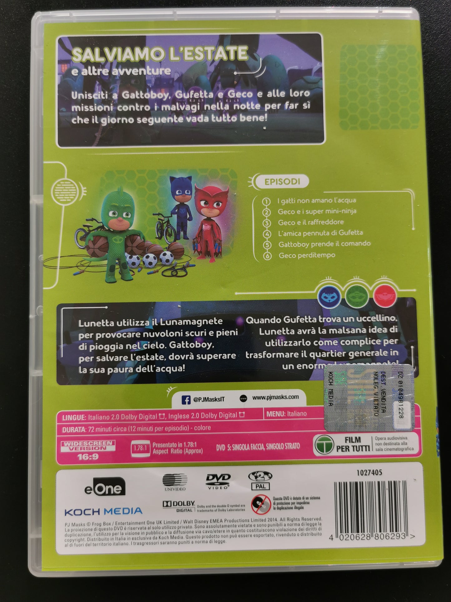 PJ Masks - Superpigiamini: Salviamo l’estate! (DVD)