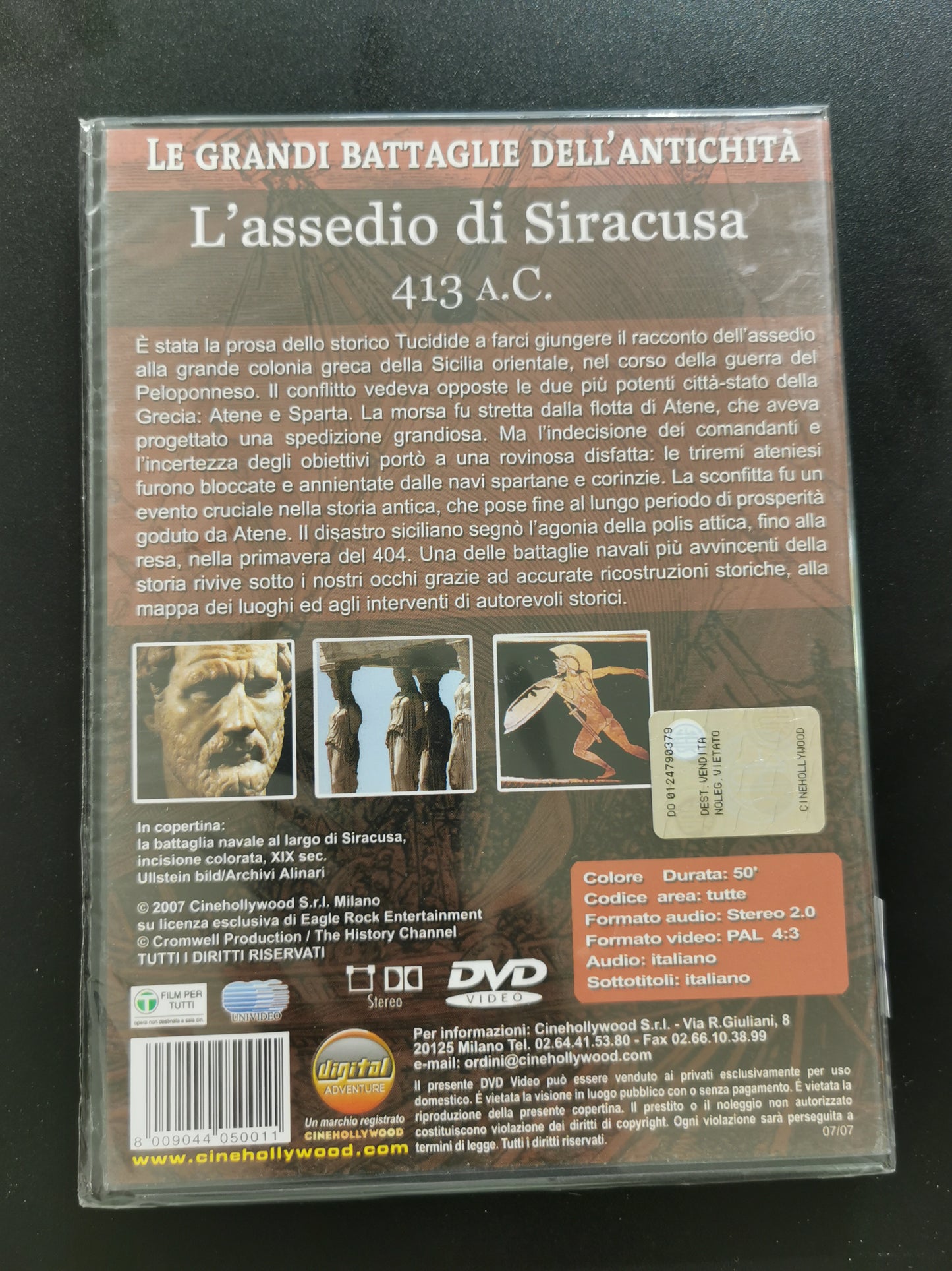 Le Grandi Battaglie dell’Antichità: L’assedio di Siracusa 413 A.C. (DVD) *Nuovo