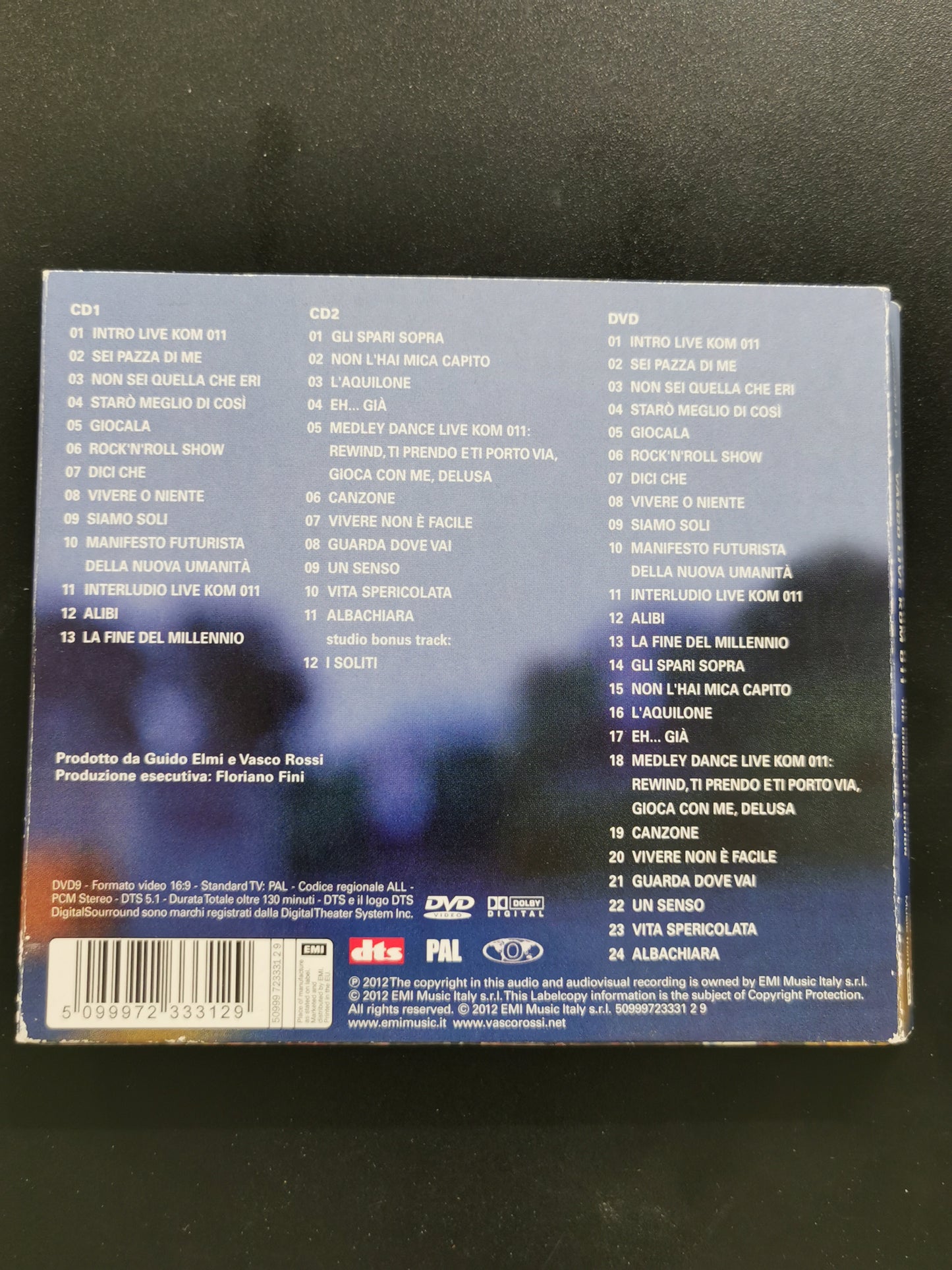 Vasco Rossi – Live Kom 011: The Complete Edition (2 CD + DVD)