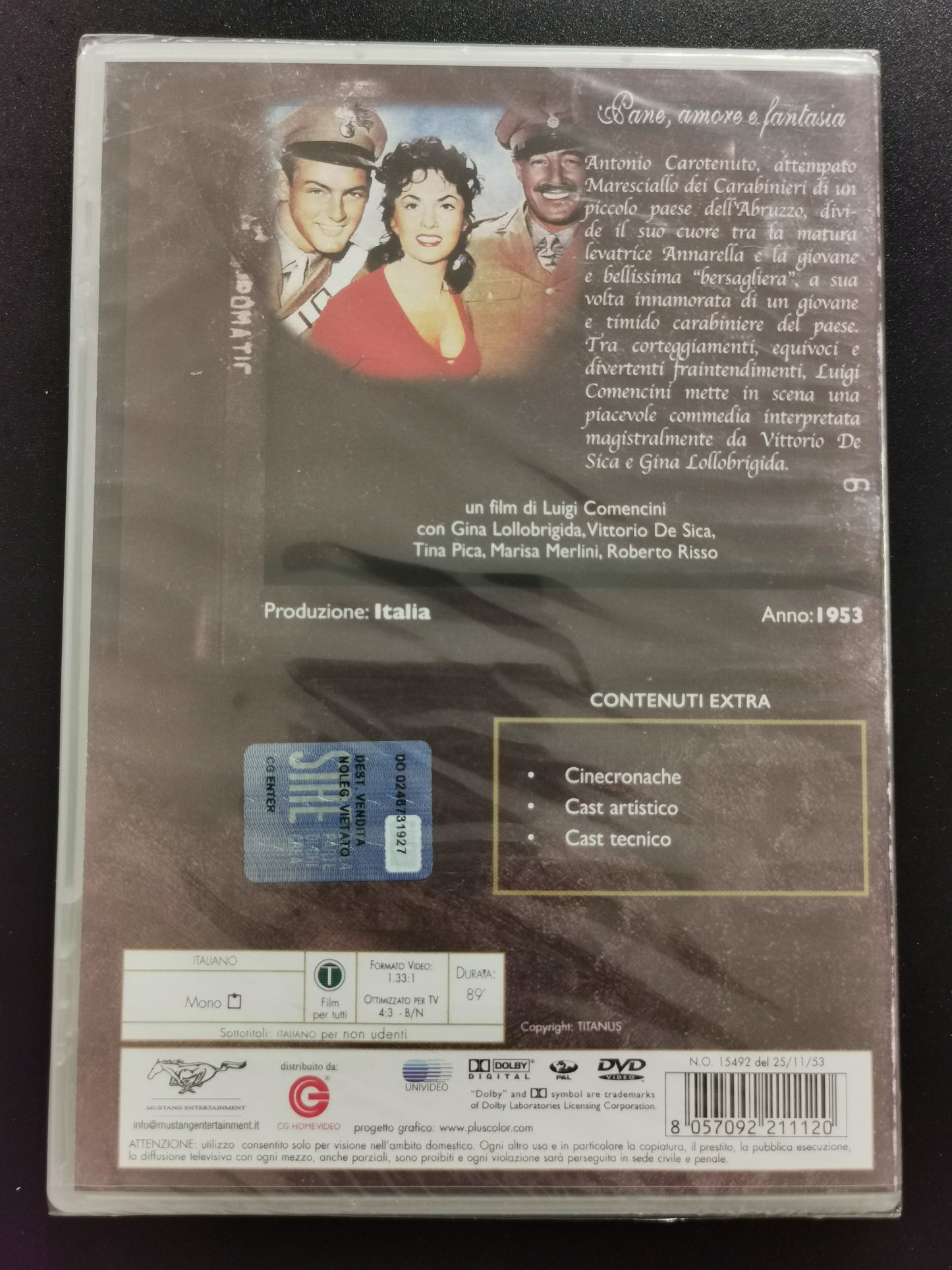Pane, amore e fantasia (DVD)