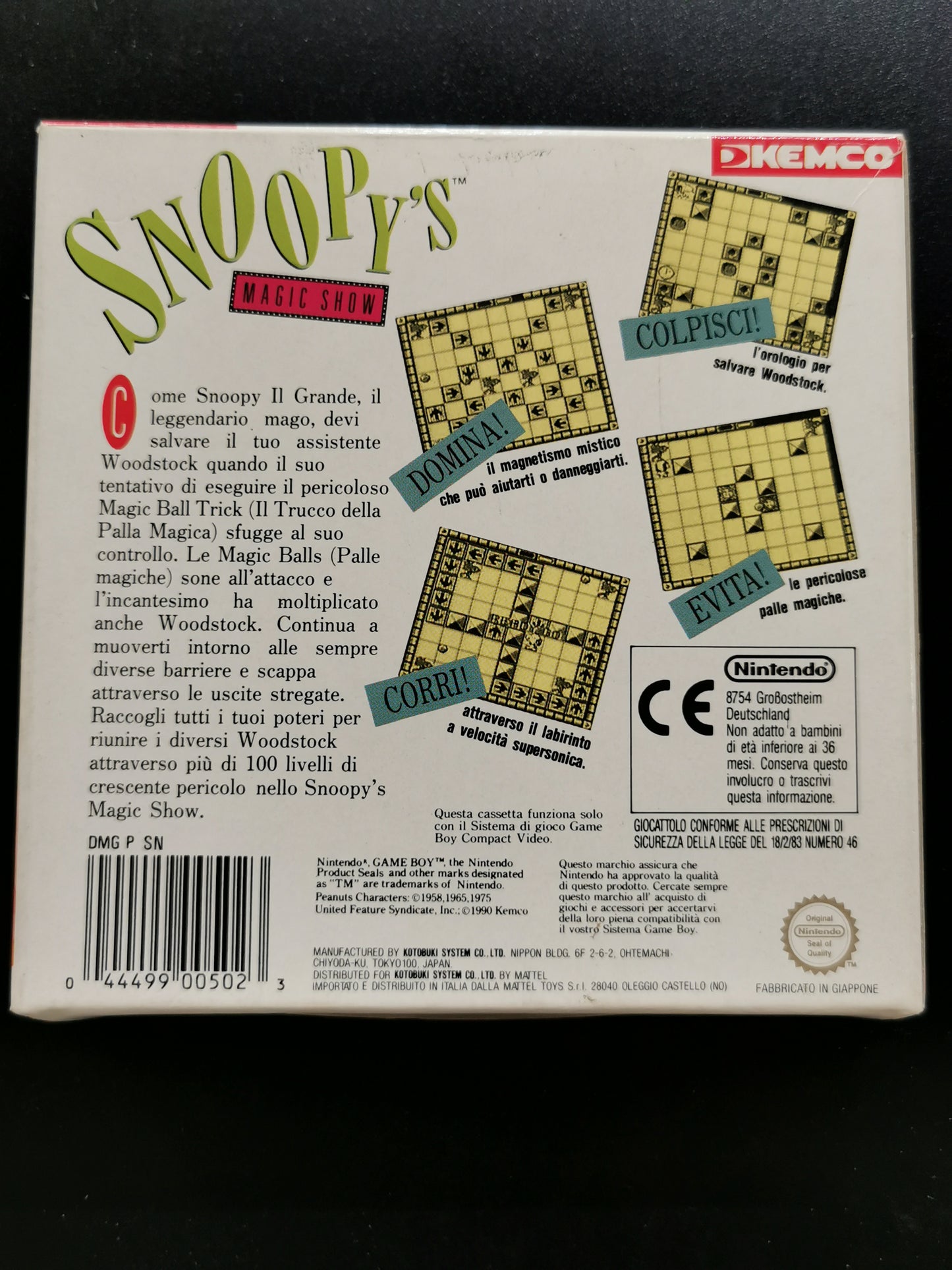 Snoopy’s Magic Show (Game Boy)