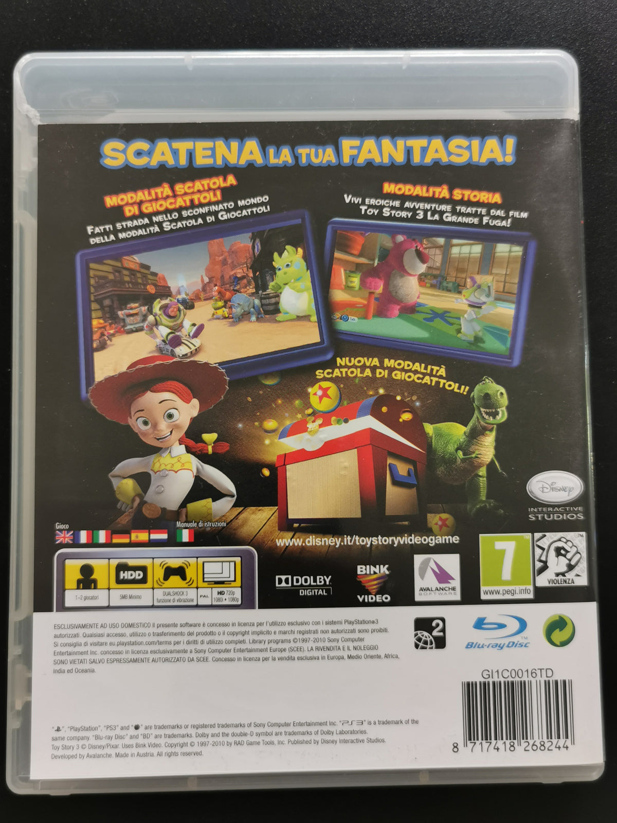 Toy Story 3: La Grande Fuga (PS3)