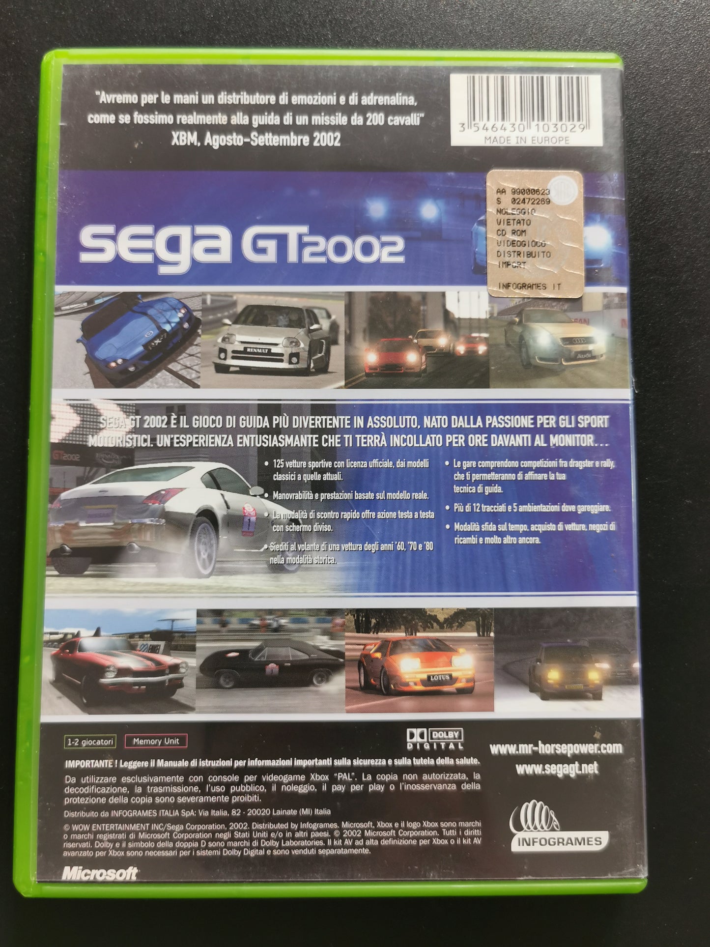 Sega GT 2002 (Xbox)