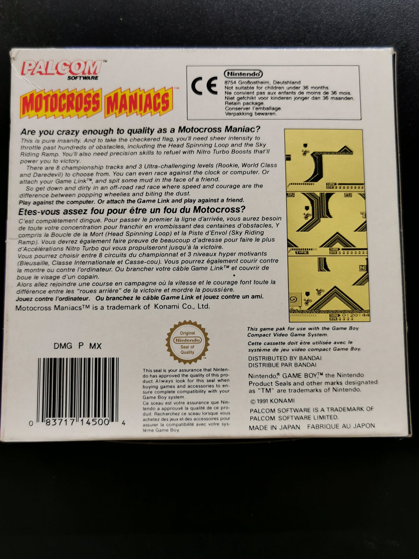 Motocross Maniacs (Game Boy)