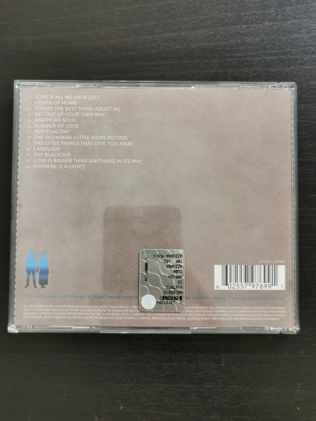 U2 – Songs of Experience (CD)