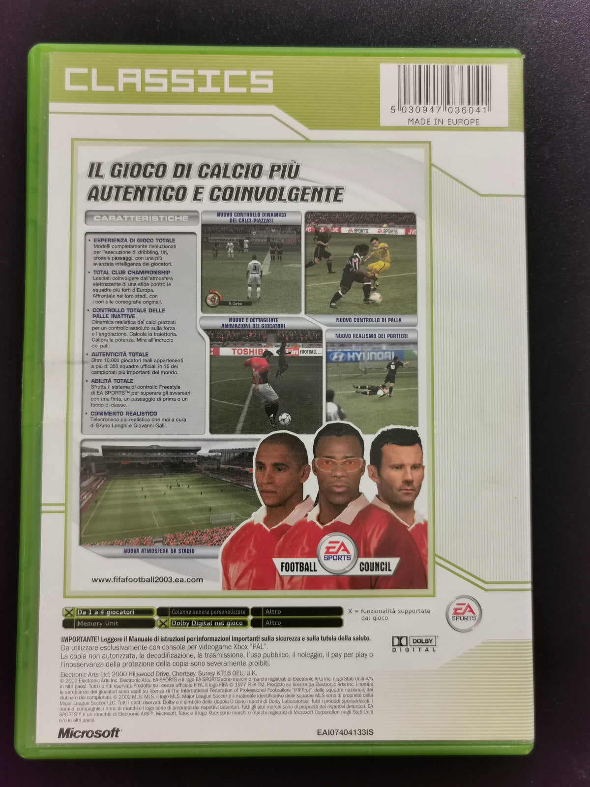 FIFA Football 2003 Classics (Xbox)