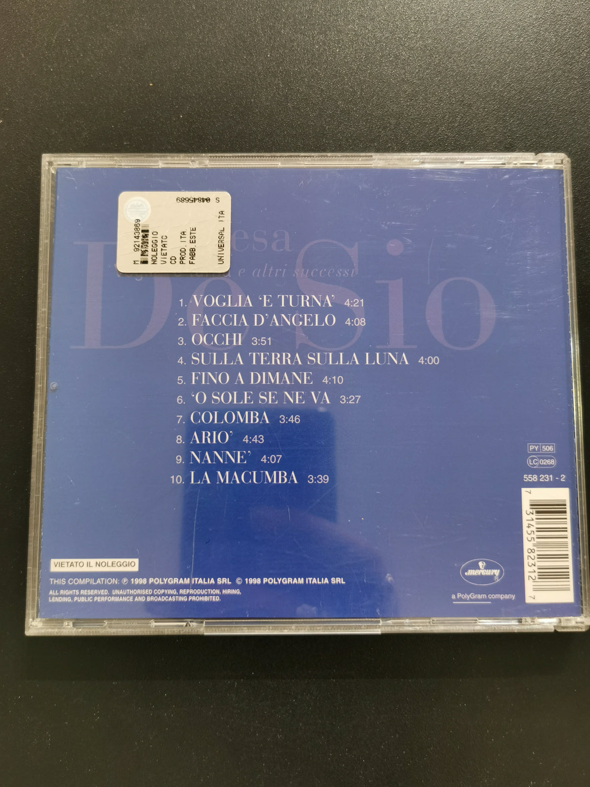 Teresa De Sio – Voglia 'e turnà e altri successi (CD)