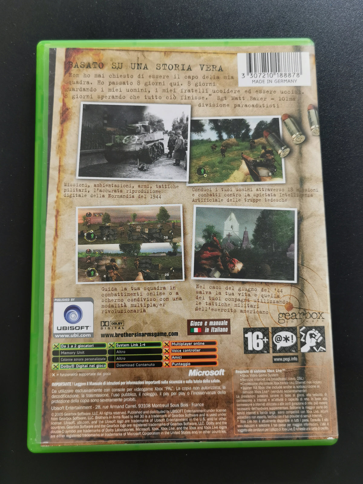 Brothers in Arms: Road to Hill 30 (Xbox)