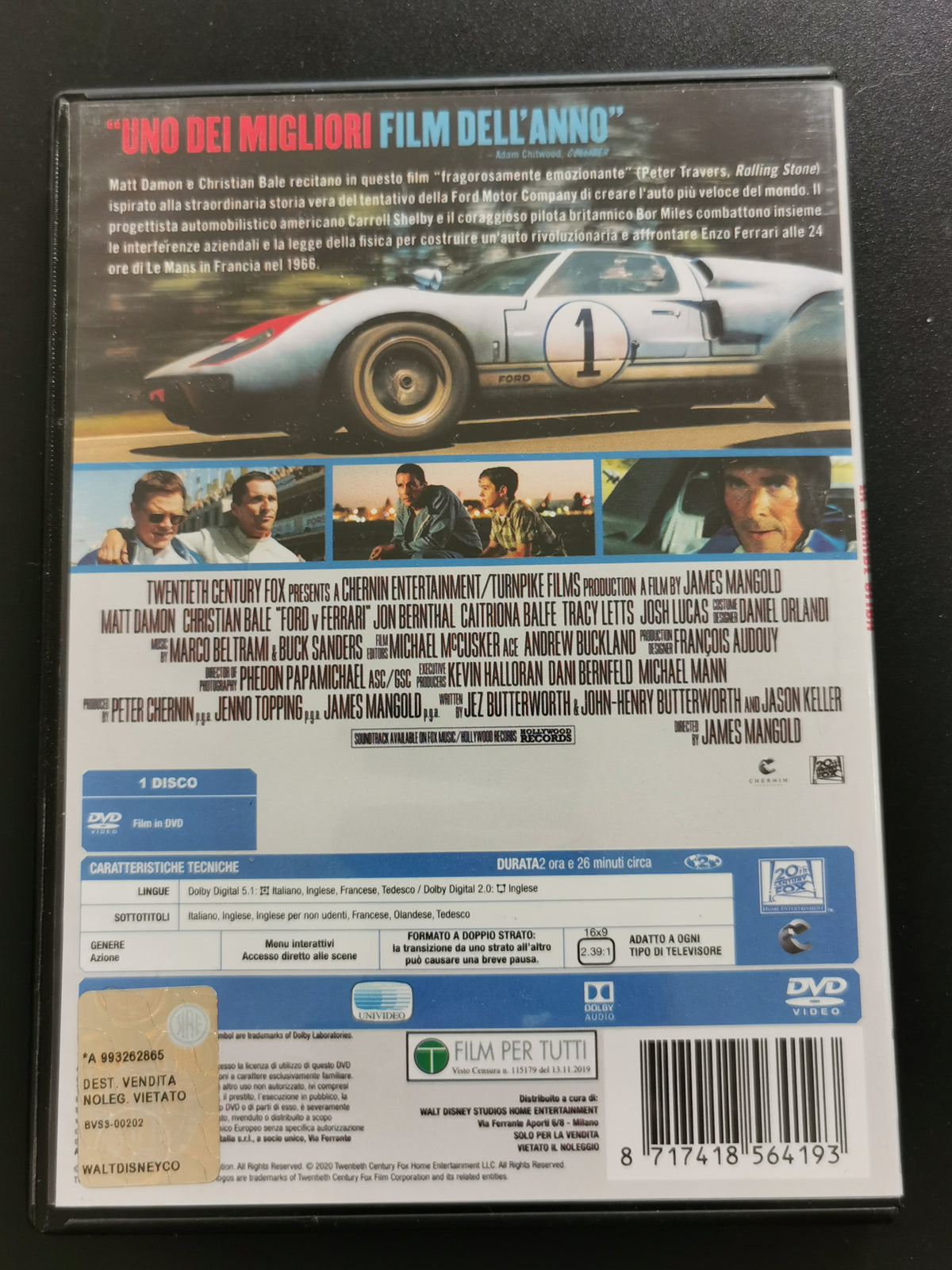 Le Mans ’66 – La Grande Sfida (DVD)
