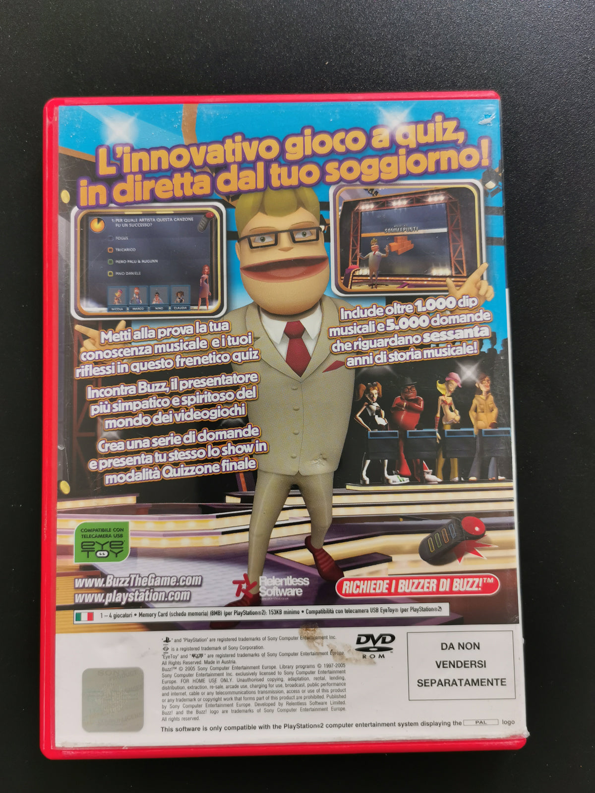 Buzz! The Music Quiz (PS2) – Senza Buzzers