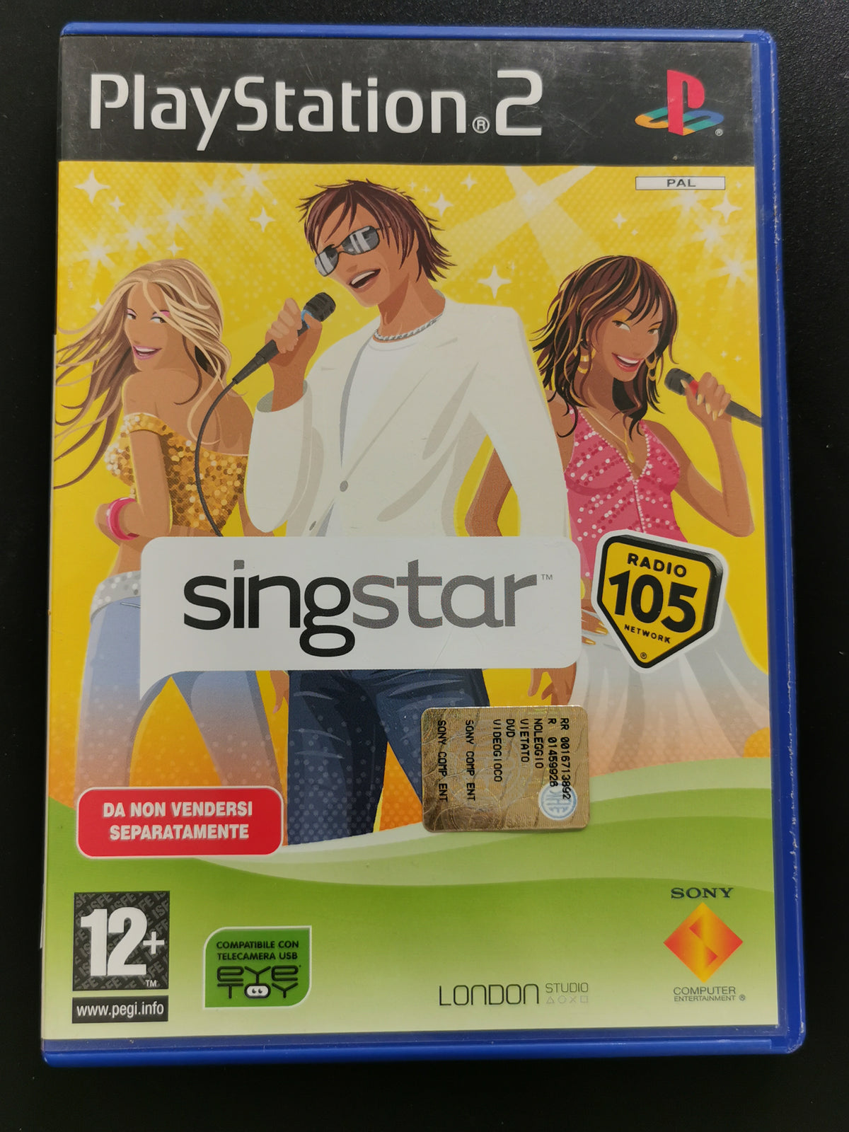 SingStar Radio 105 (PS2) – Senza manuale e microfoni