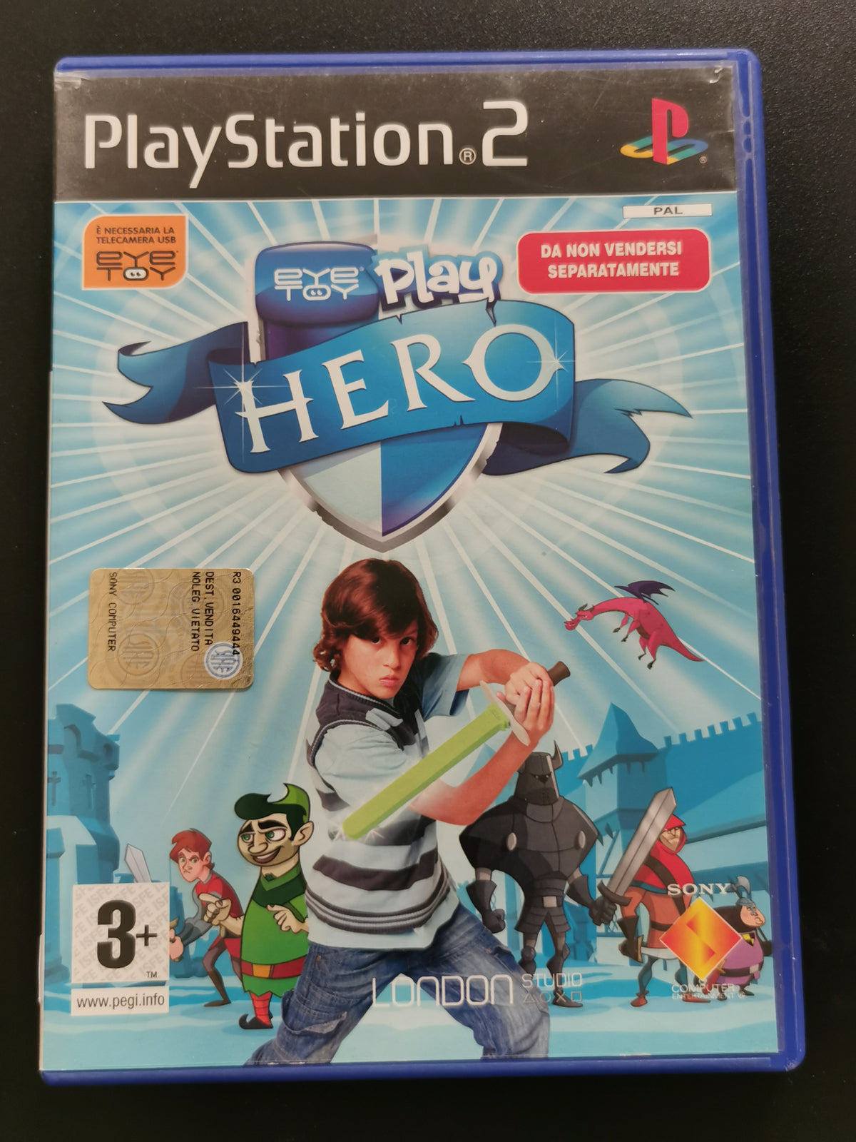 EyeToy Play: Hero (PS2) – Senza manuale e EyeToy