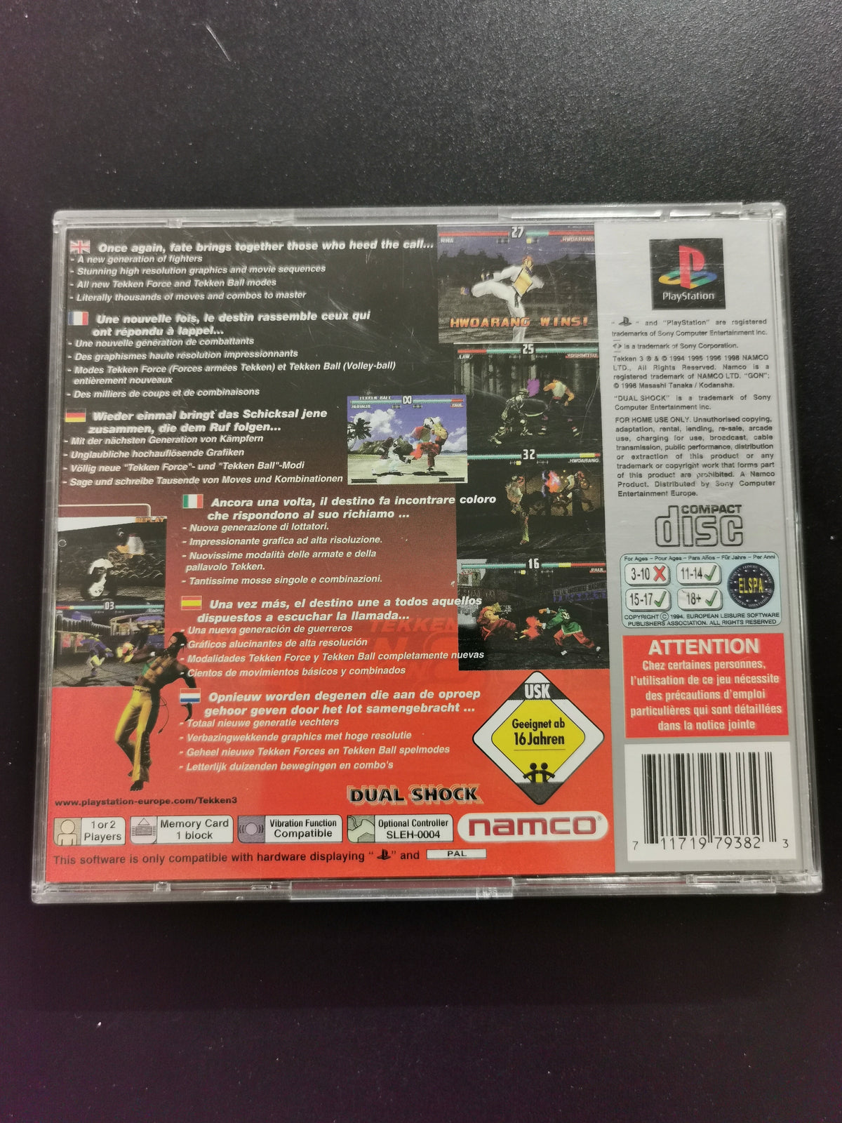 Tekken 3 Platinum (PS1)