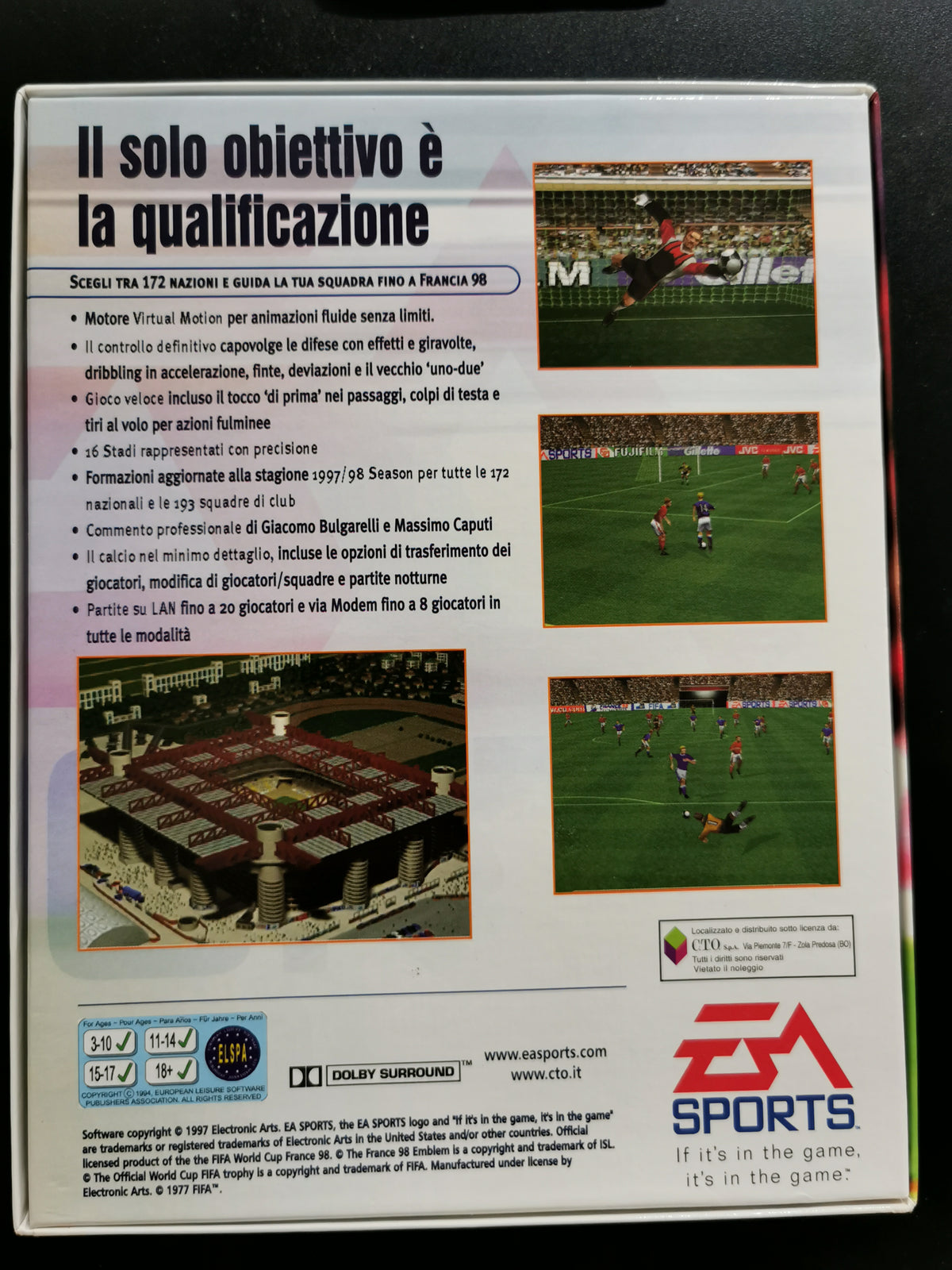 FIFA: Road to World Cup 98 - Big Box (PC)